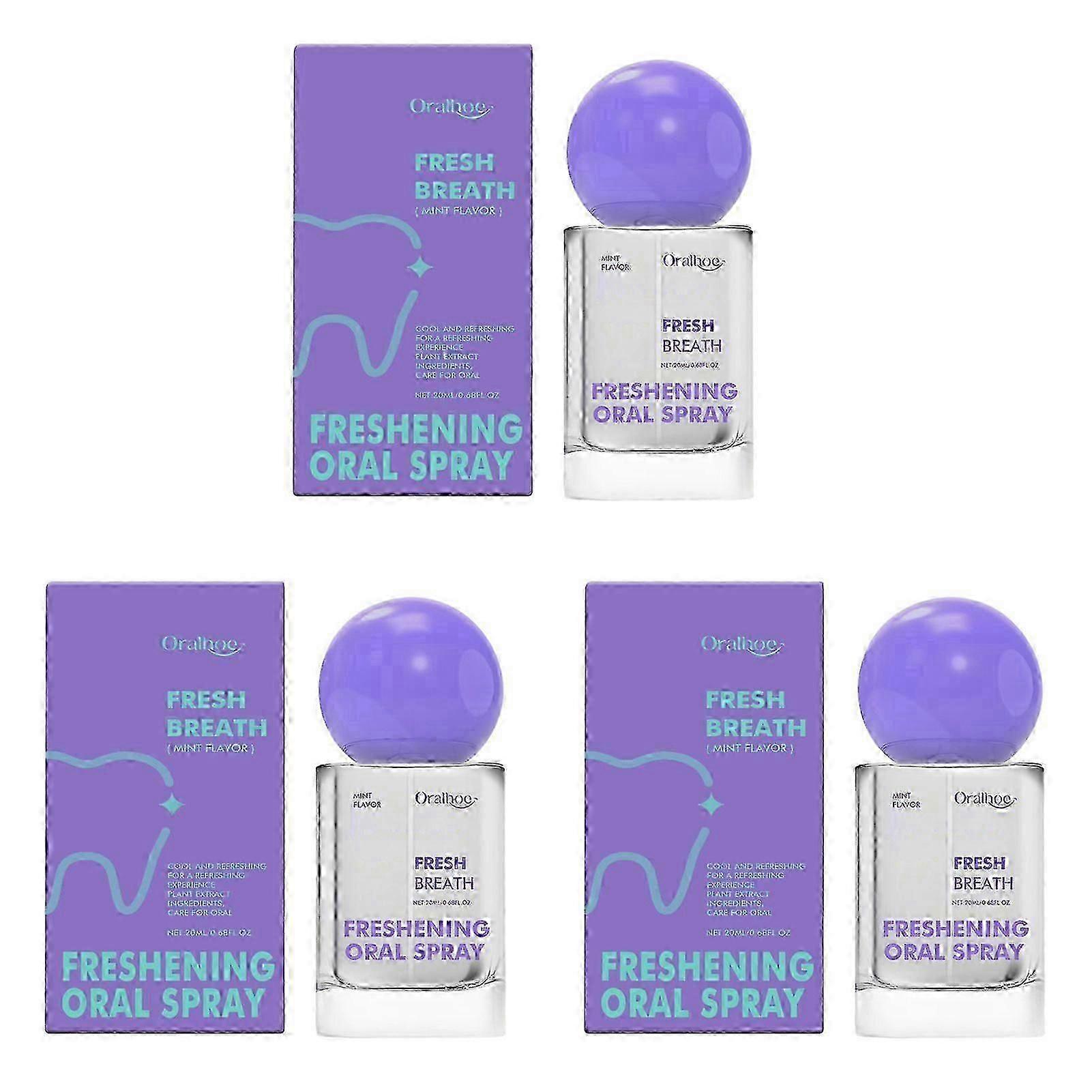 Alcohol-Free Probiotic Oral Spray for Fresh Breath - Promotes Oral Health with Natural Ingredients