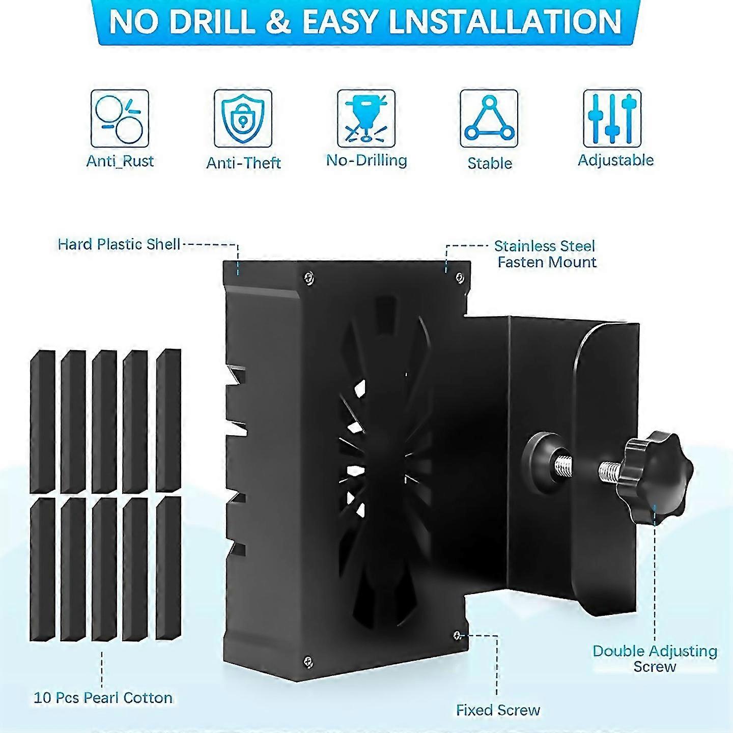 For Nodrill Video Doorbell Mount Button Protect Cover Bracket