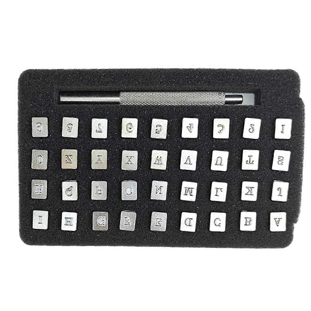 Stamp Engraving Craft Tools, Alphanumeric Stamp Leather Craft,6mm