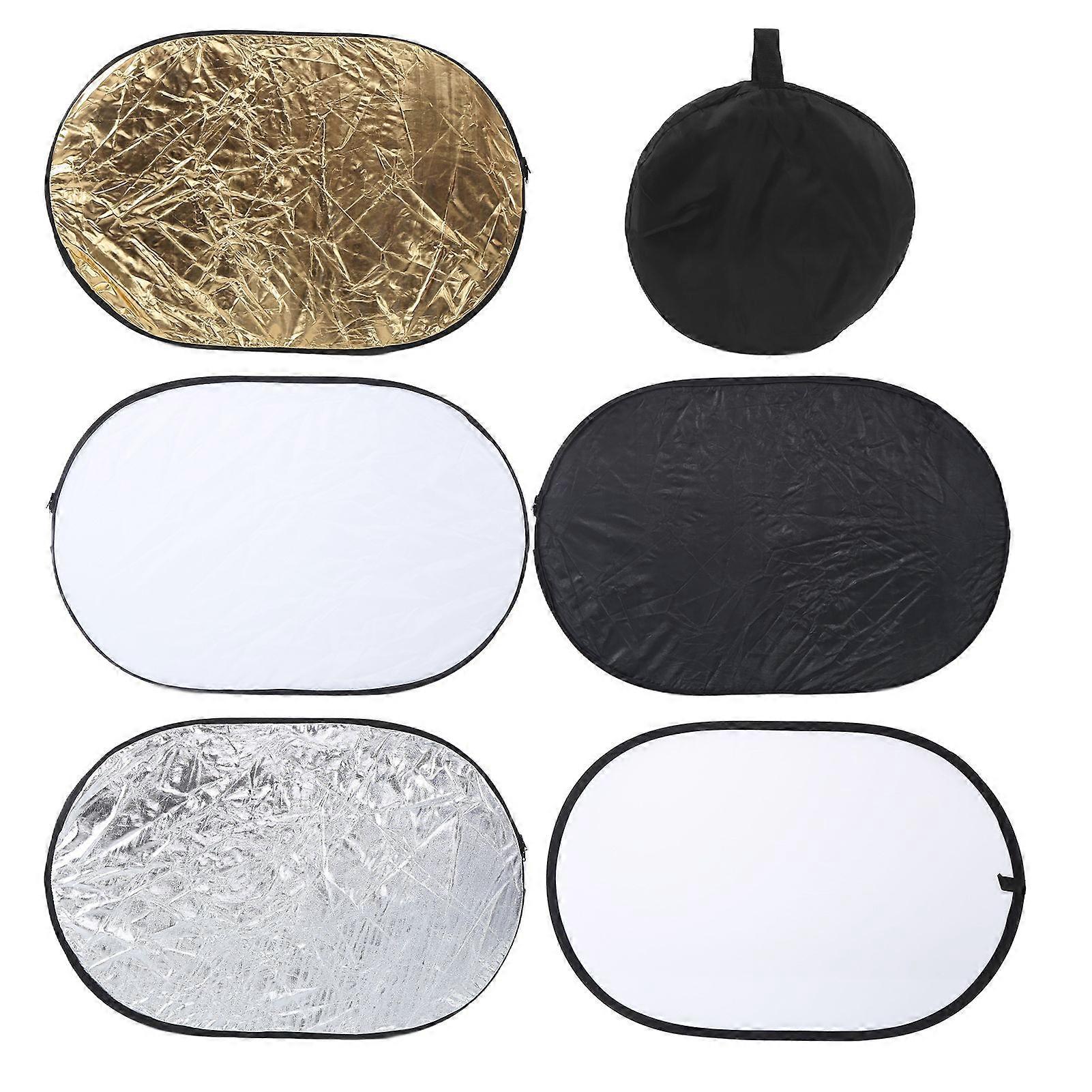60x90cm Reflector 5 in 1 Collapsible Reflector with Portable Bag for Photography