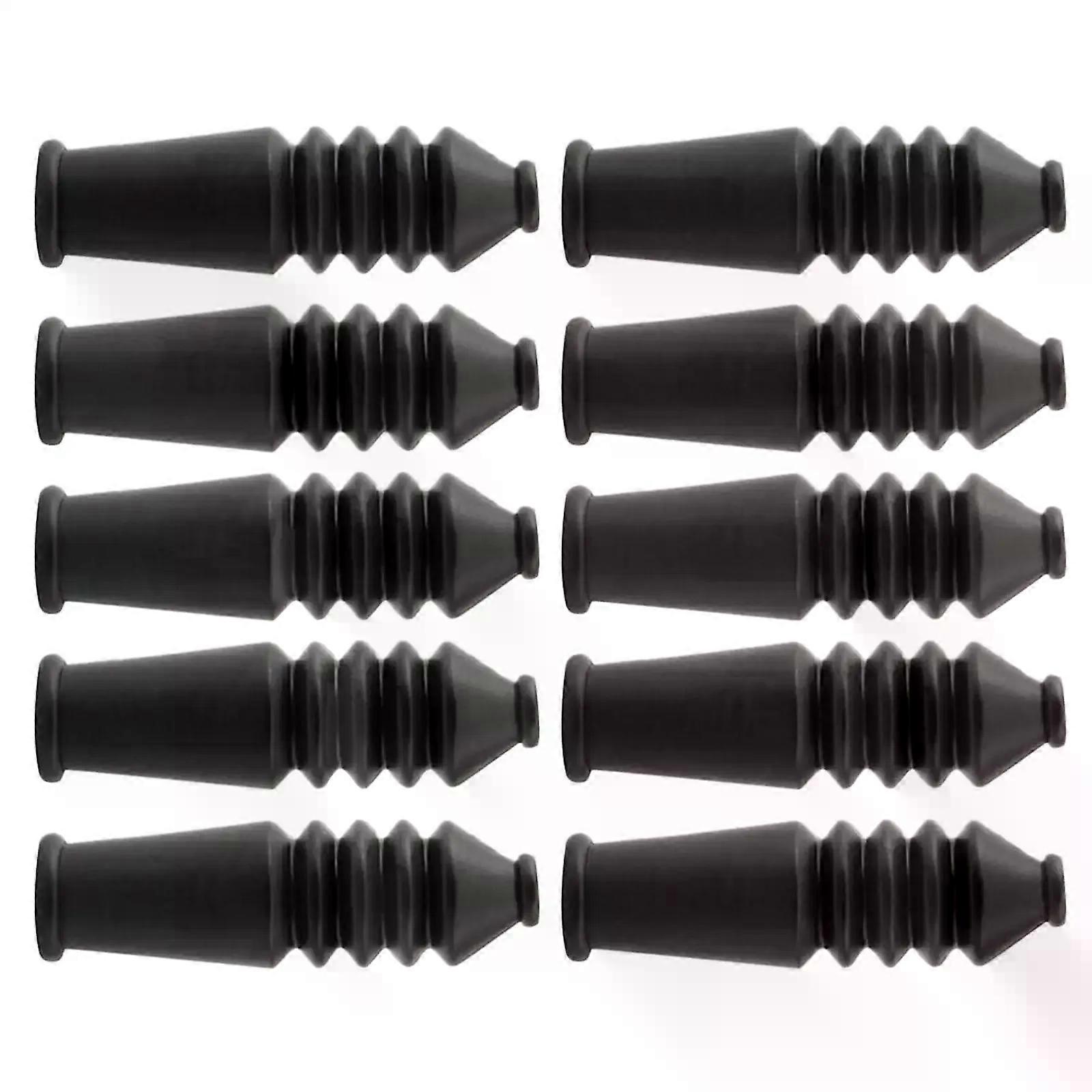 10Pack Road Rubber Sleeve Cover Boots Guide Pipe Noodle