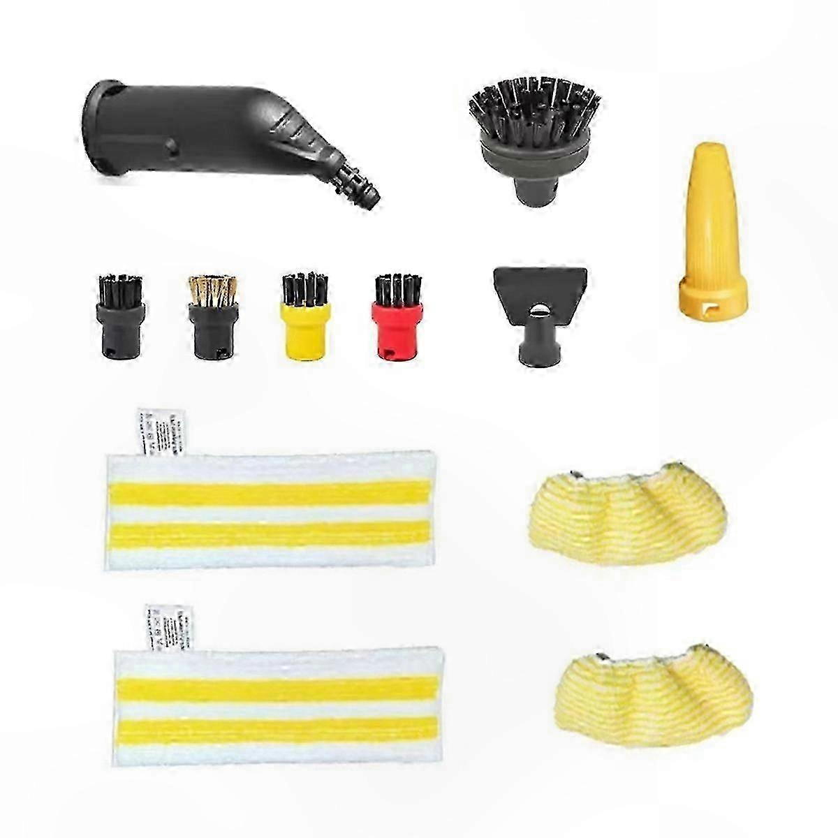 Replacement Round Brush Head for Steam Mop Home Cleaning Compatible with SC1 SC2 SC3 SC4 SC5 Models