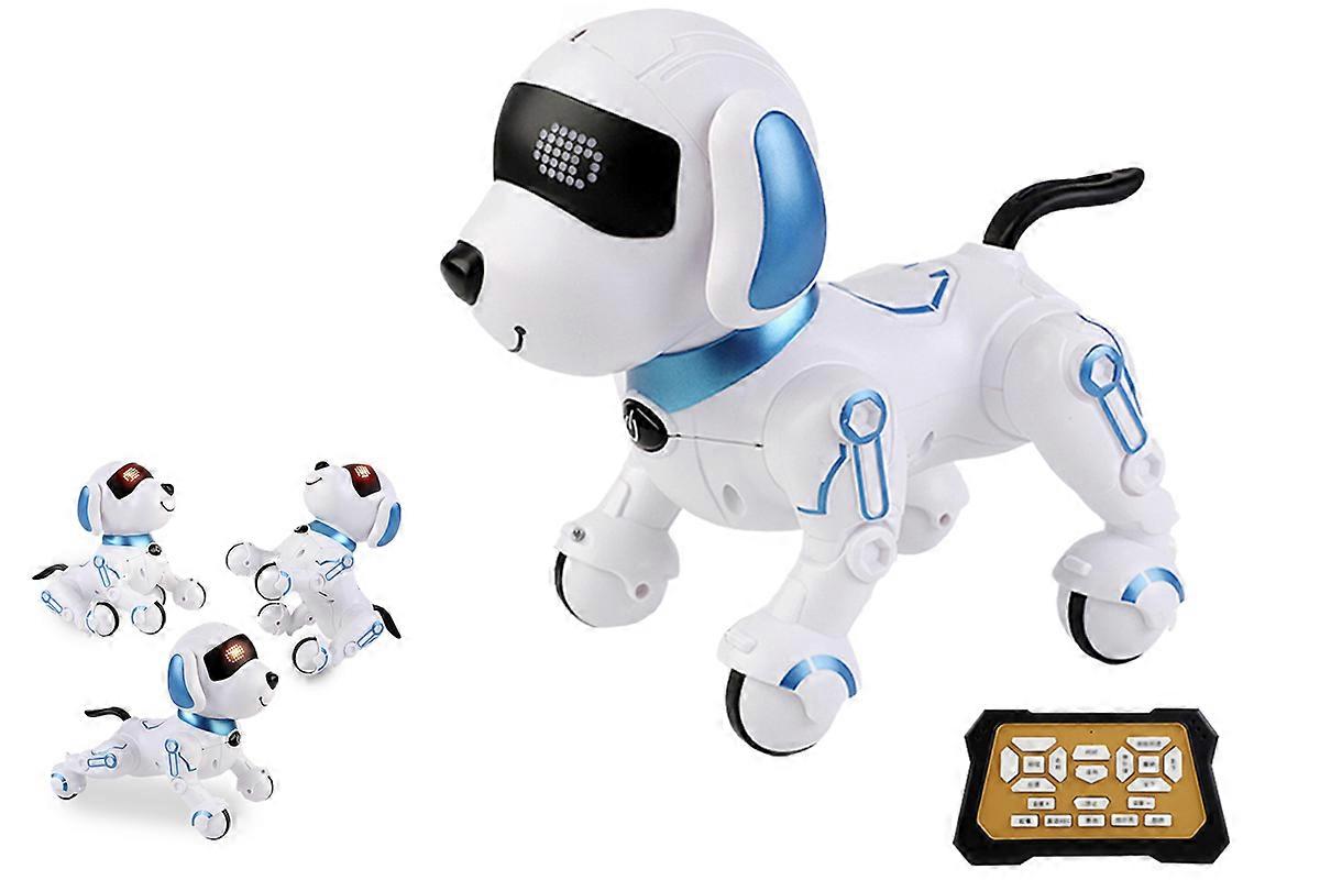 Remote Control Robot Dog Interactive Walking Barking Puppy Robot with Dance-Blue