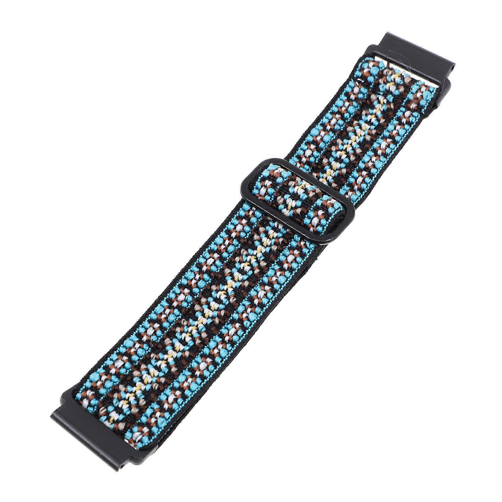 Breathable Elastic Watch Band Nylon Strap for Women Men 2Pcs Use