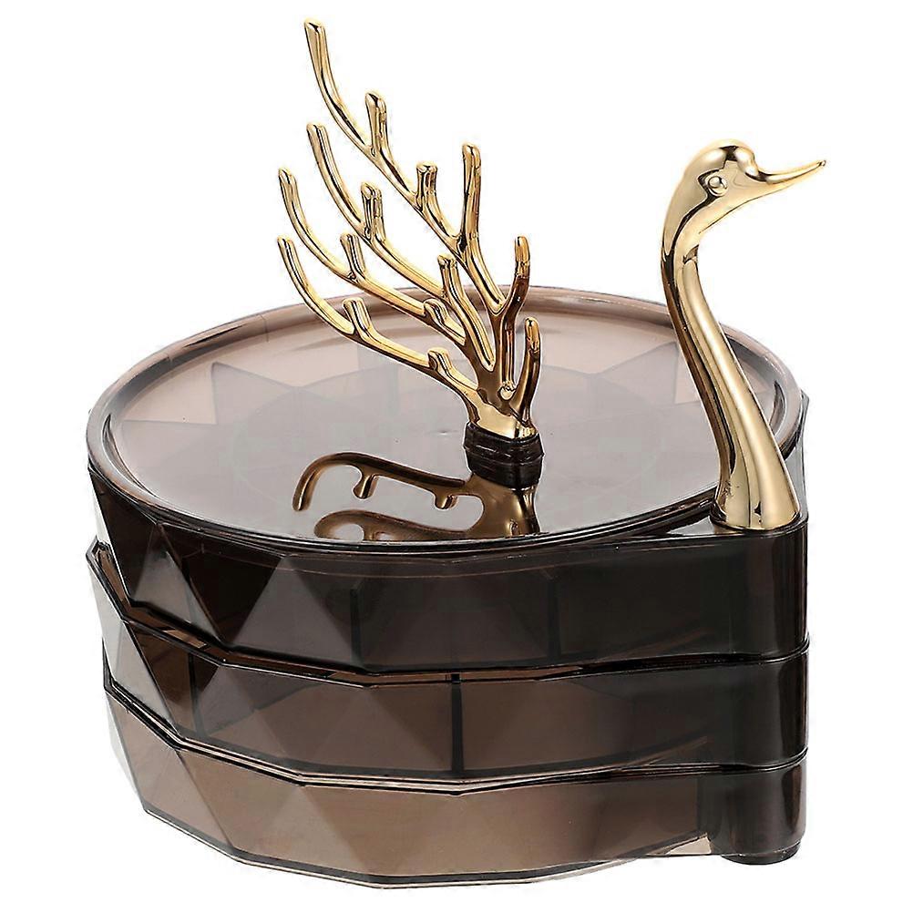 Jewelry Organizer Box for Storage 2Pcs Large Capacity Desktop