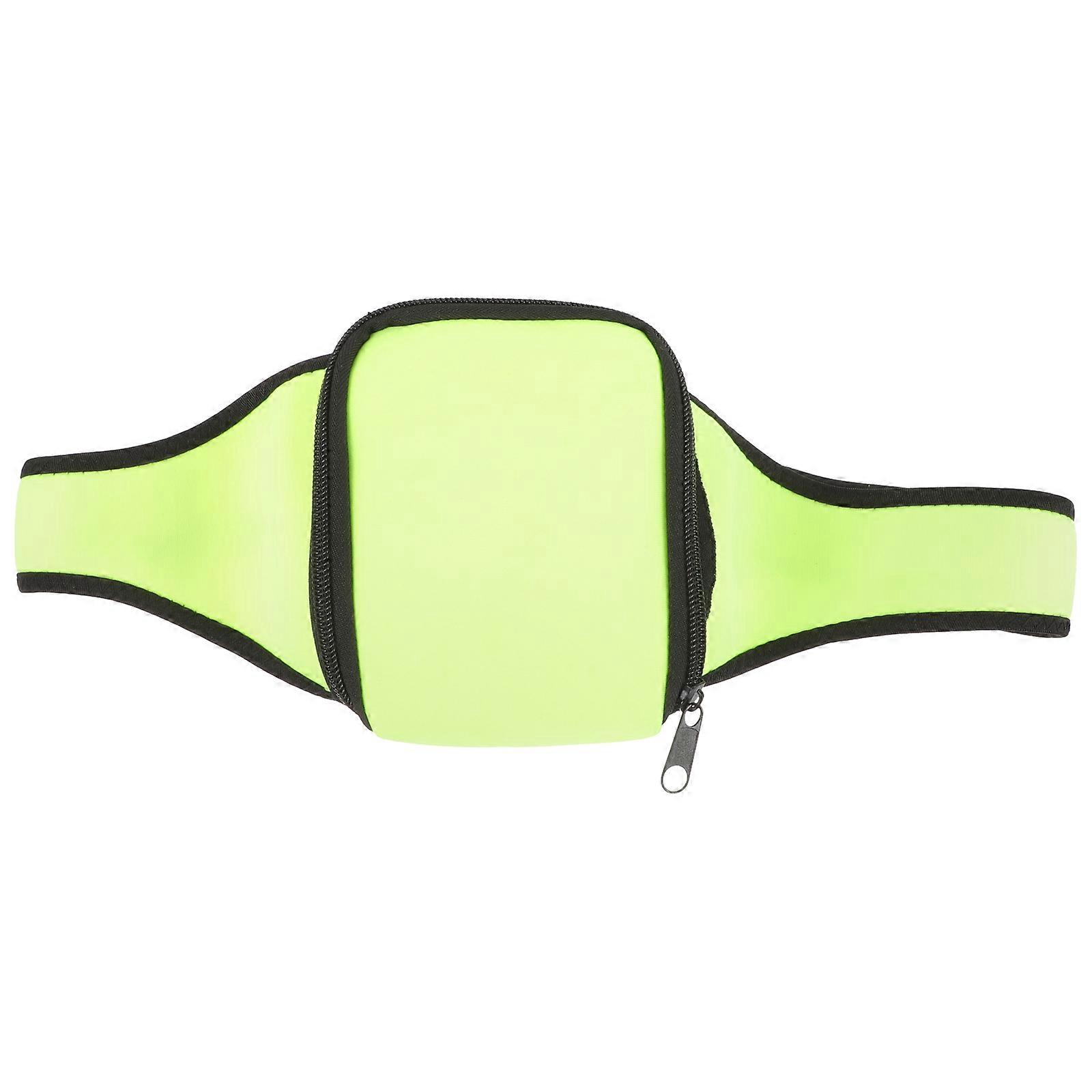 Microphone Belt Pack for Fitness Mic Carrier Green Polyester