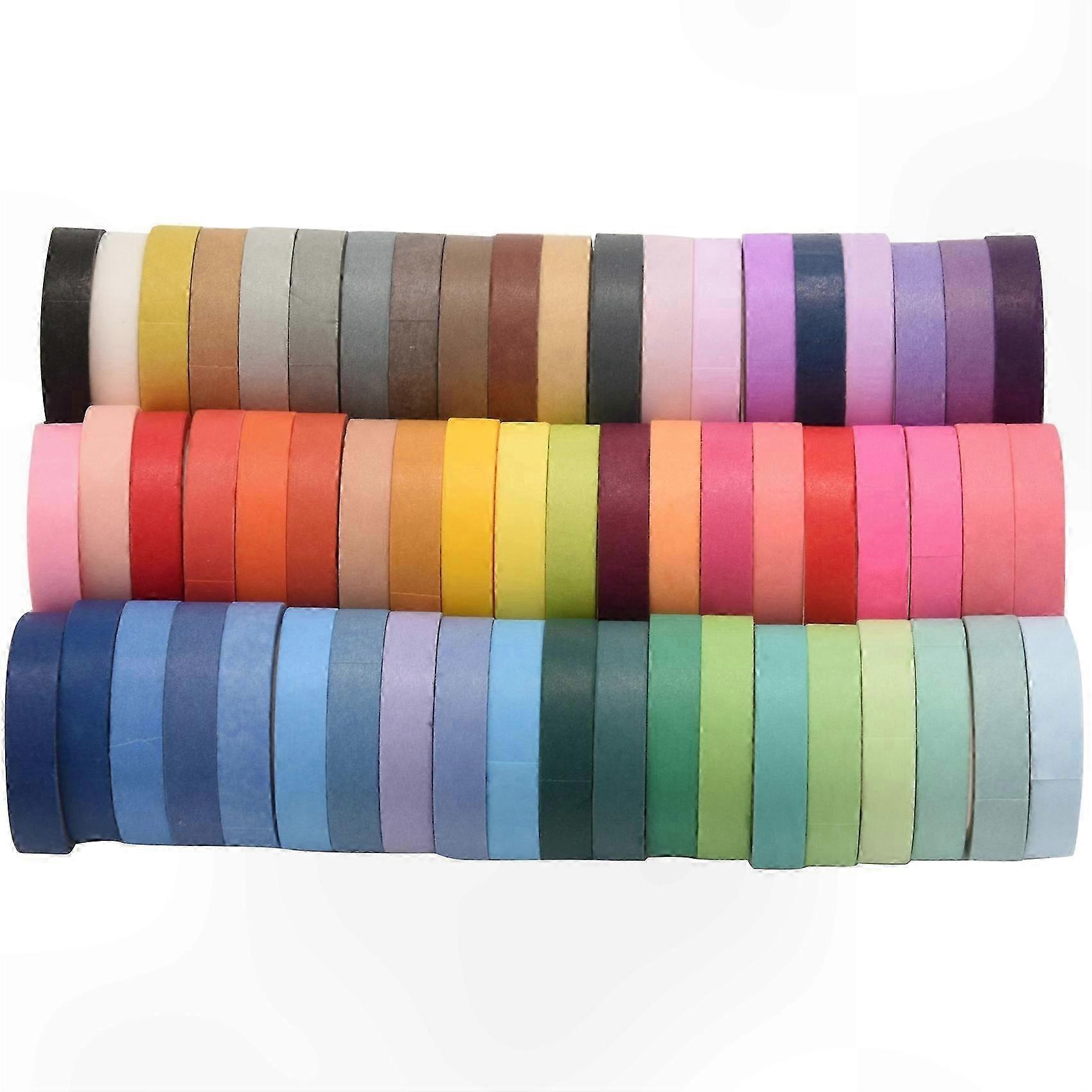 60-Pack Multicolor Crafting Tape for Art and Masking Projects