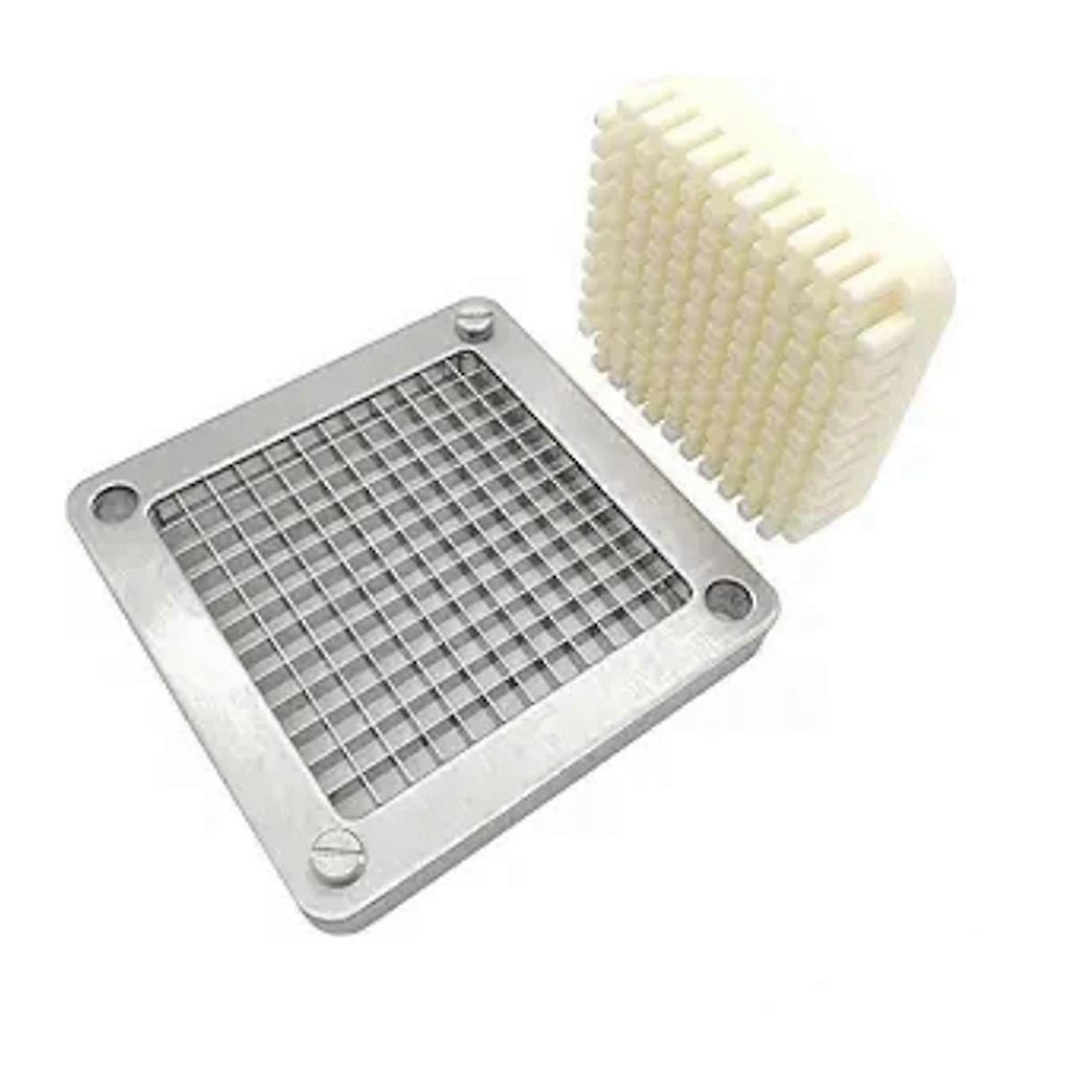 Replacement French Fry Cutter Blade, 1/4inch Chopper Blade with Stainless Steel Blade and Pusher Block, Chopper Dicer