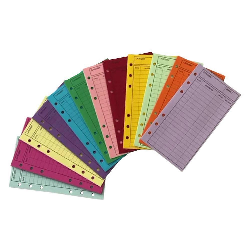 Blinder Budget Envelops for Budget Sheet Use 60Pcs Assorted Colors