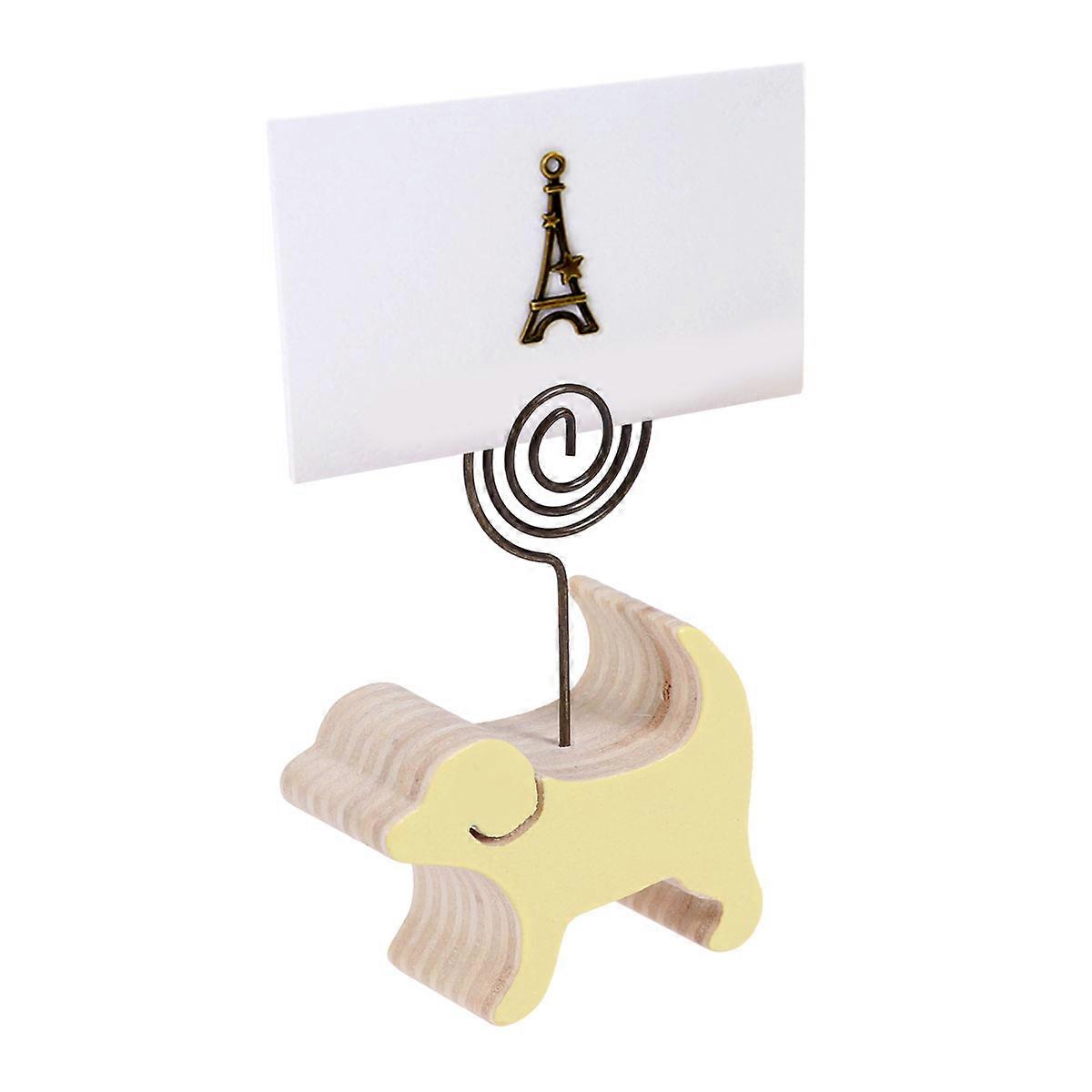 Wood Note Folder Creative Message for Office Use 30Pcs