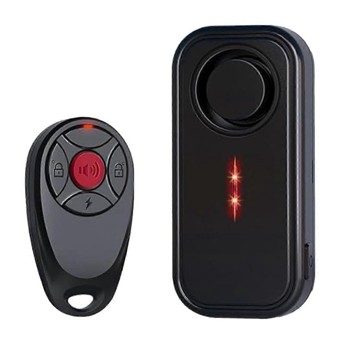 Vibration Bike Alarm with Remote Control Motorcycle Bicycle Alarm 113dB Intrusion Detector Vehicle Search Car Alarm