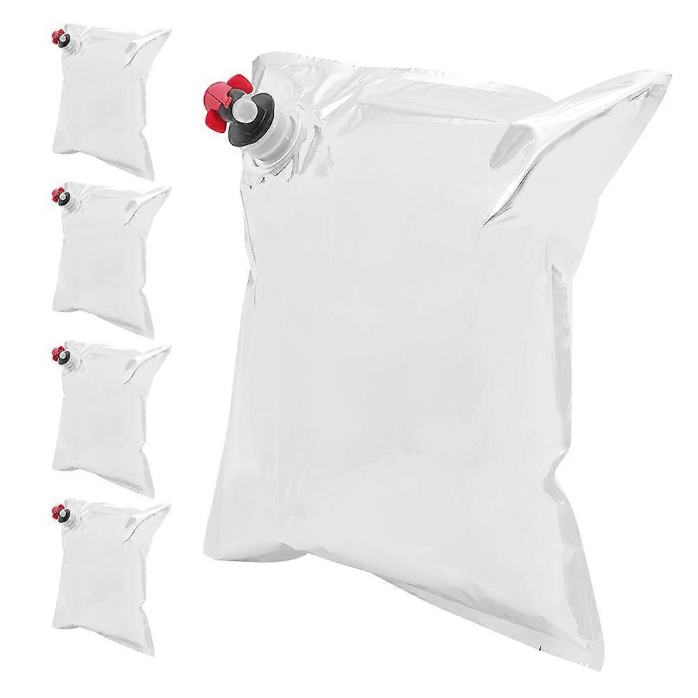 15 Pcs Travel Wine Bladder Pouch With Spout For Red Wine Juice Ideal For Camping Hiking Leakproof Beverage Storage