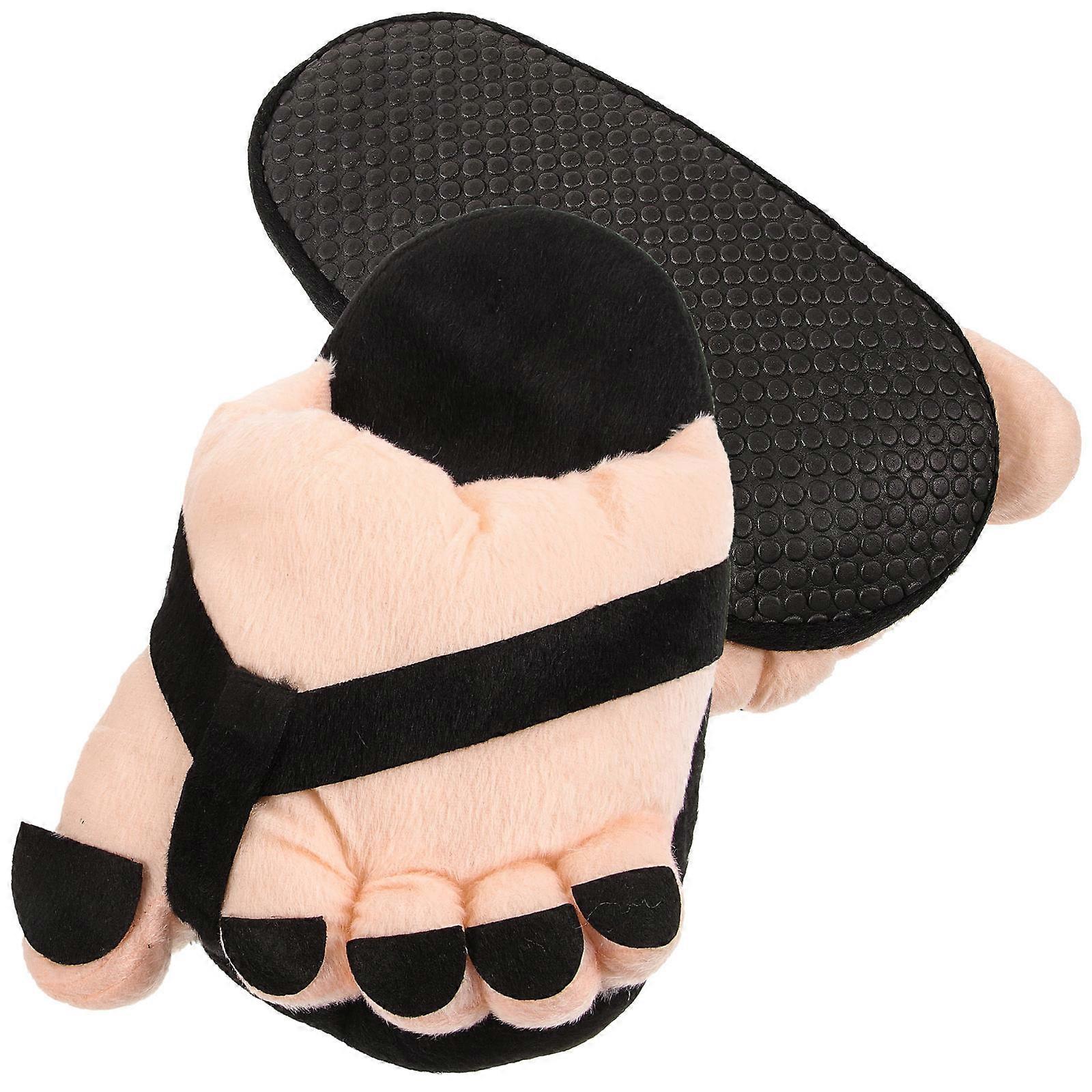 Five-Toed Cosplay Slippers Multi Colored Party Favor For Costume Parties And Masquerades Made With Quality Plush 5 Pairs