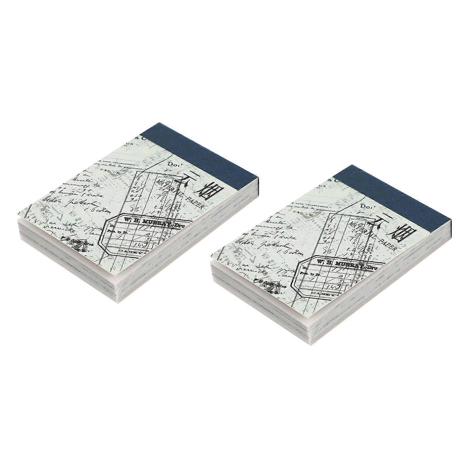 Sulfate Paper Retro Handbook Paper for Creative Decor 2Sets Scrapbook Material