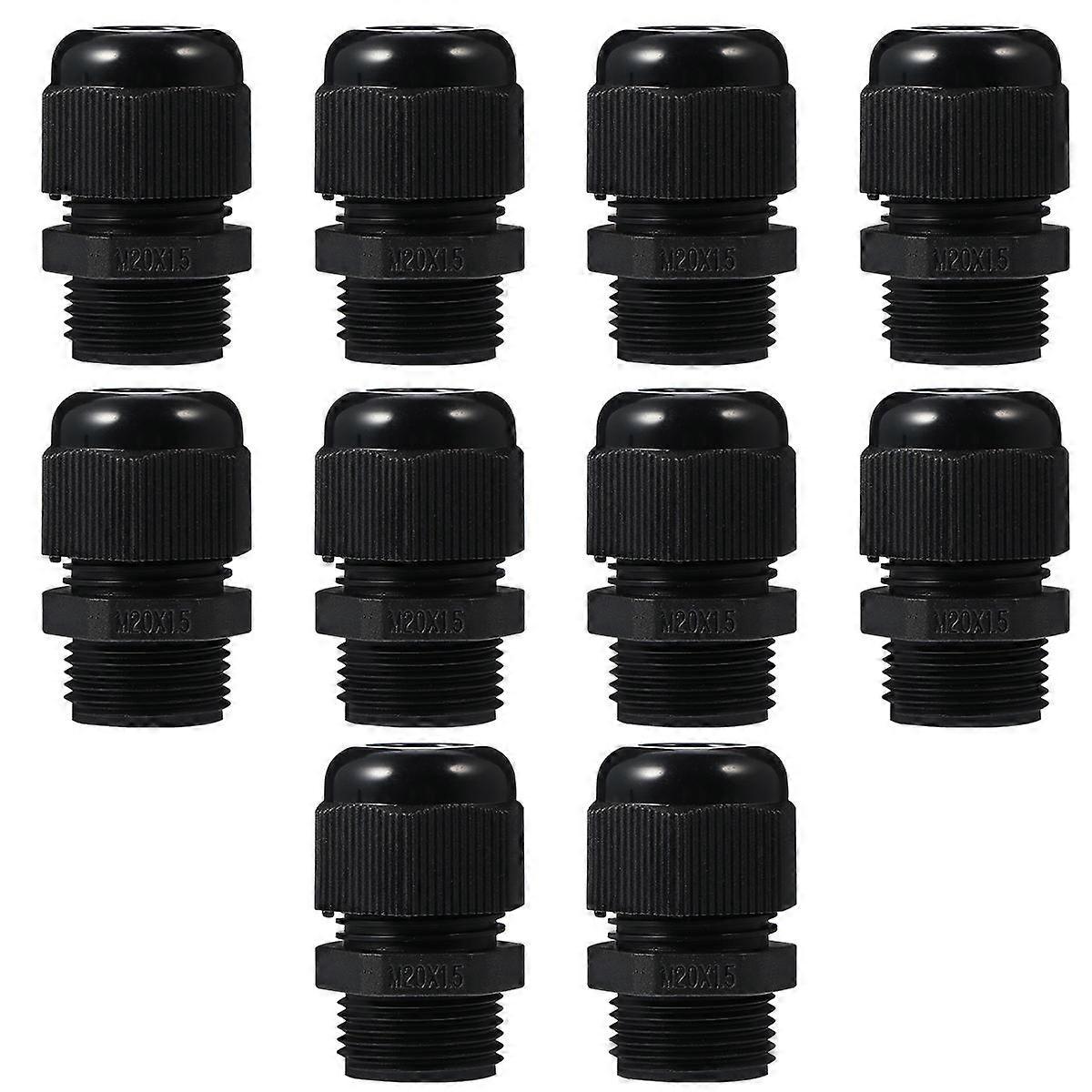Durable Cable Connector Nylon Cable Gland Joint for Waterproof Use 150Pcs