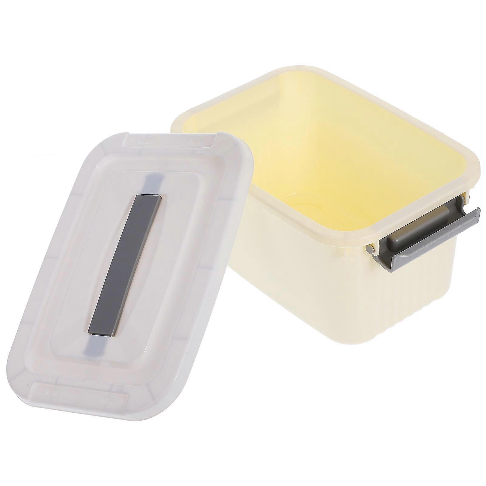 Plastic Organizer Storage Container with Lid for Toy Storage 3Pcs