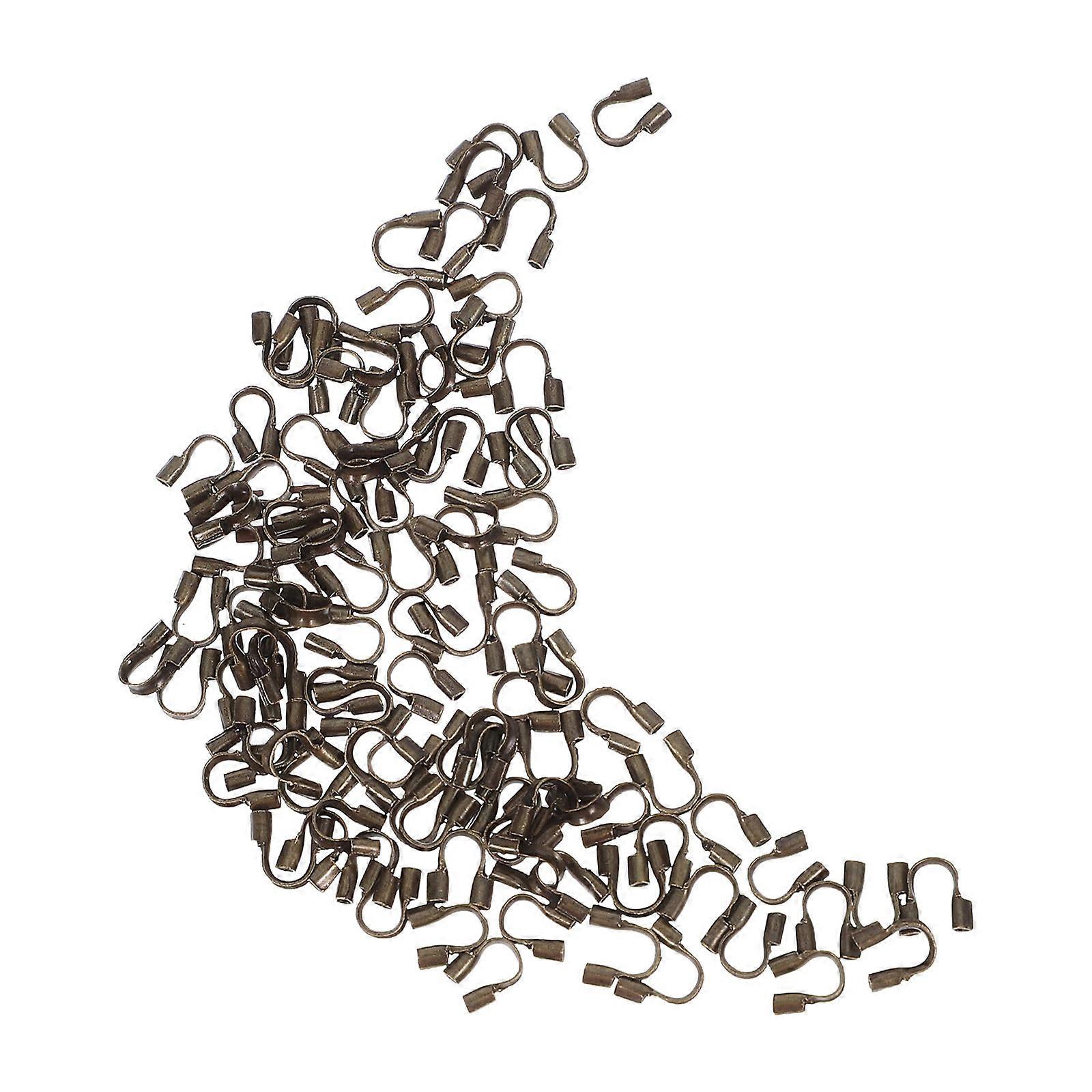 מגן חוט להכנת תכשיטים בצורת U ממתכת חום למניעת שבירה שקית אחת