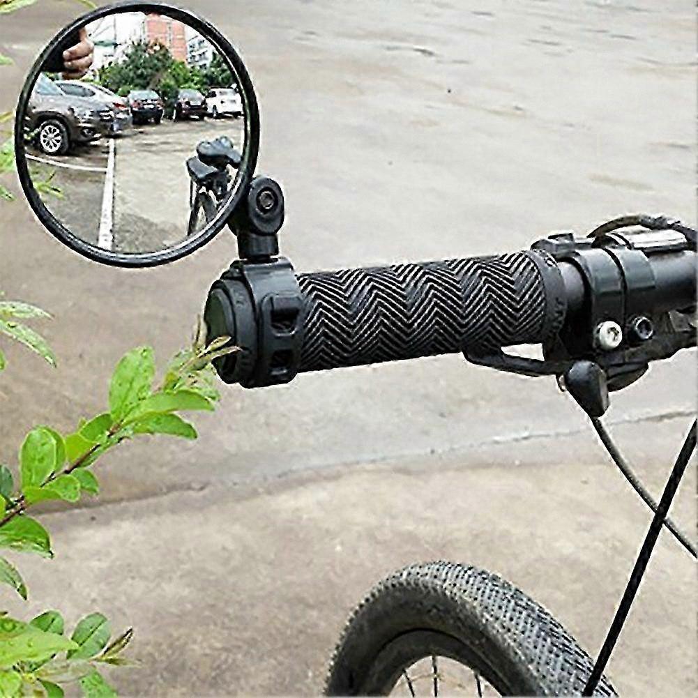 Wide Angle Convex Mirror for Cycling Handlebars MTB Rear View Adjustable Fit
