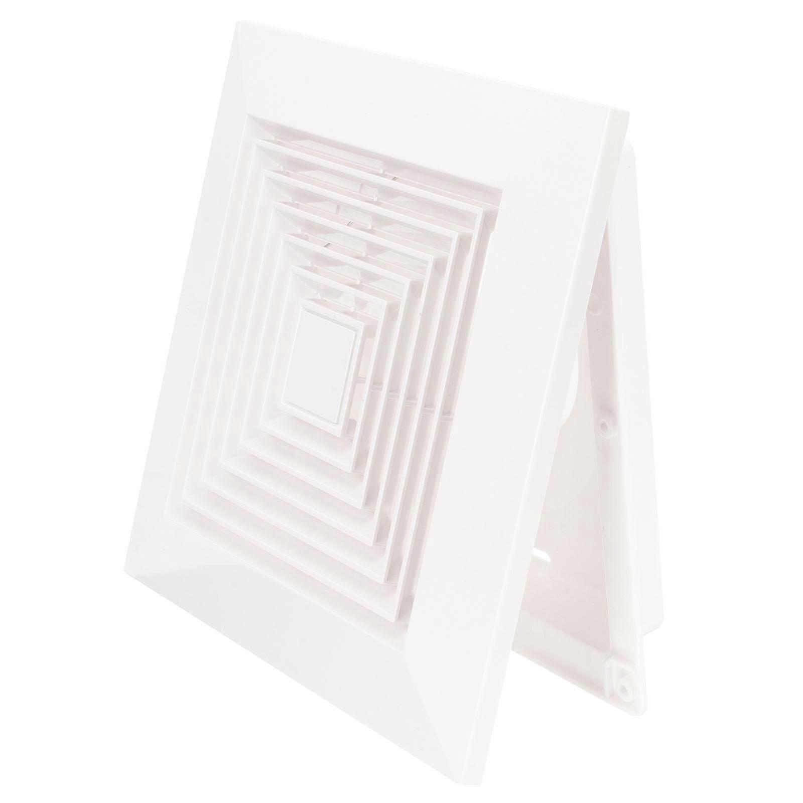 Square Ceiling Register Air Vent Cover 4Pcs White Adjustable Designed For Bathroom And Kitchen Use