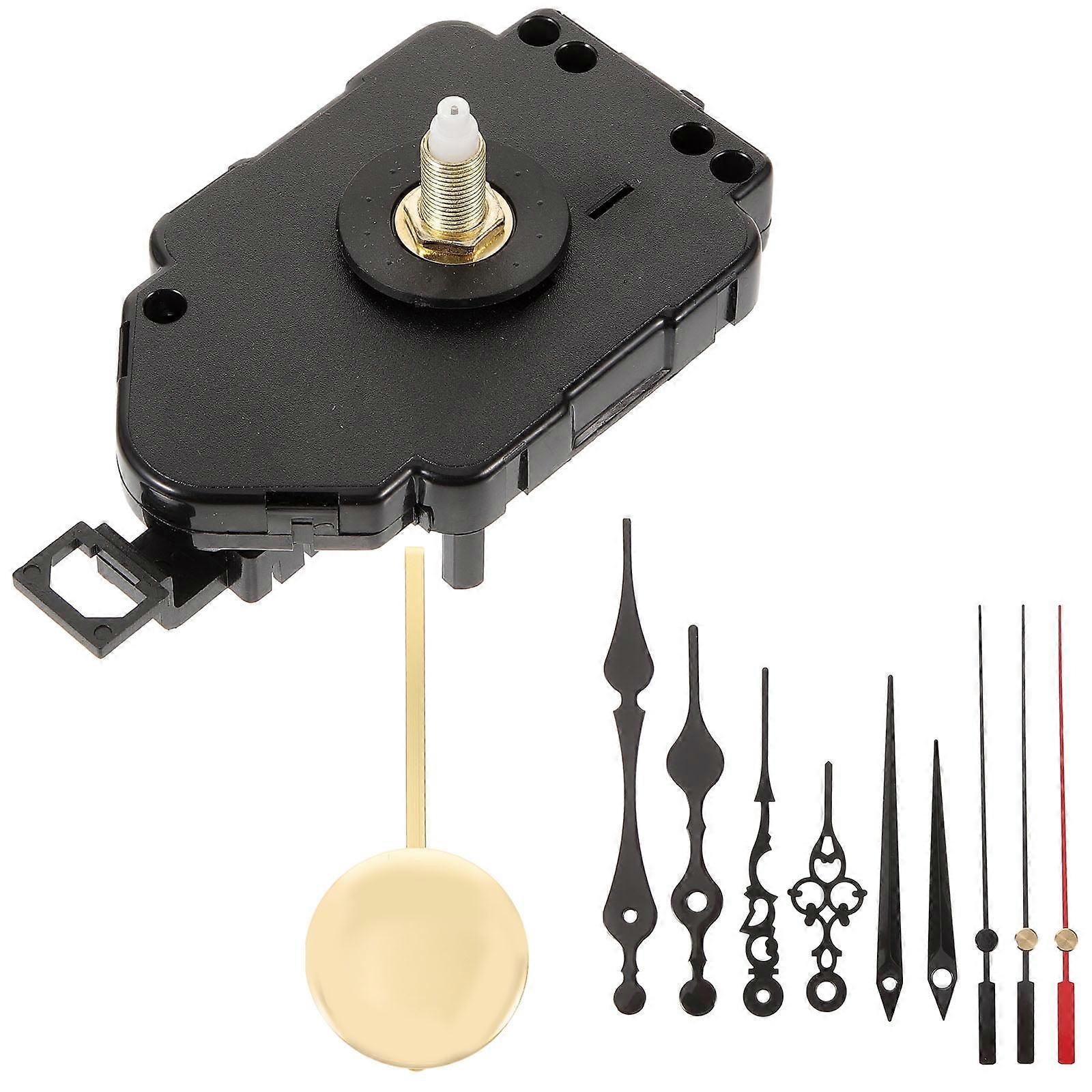 Phlegsive Wall Clock Hands Repair Parts Set Pendulum Replacement Movement