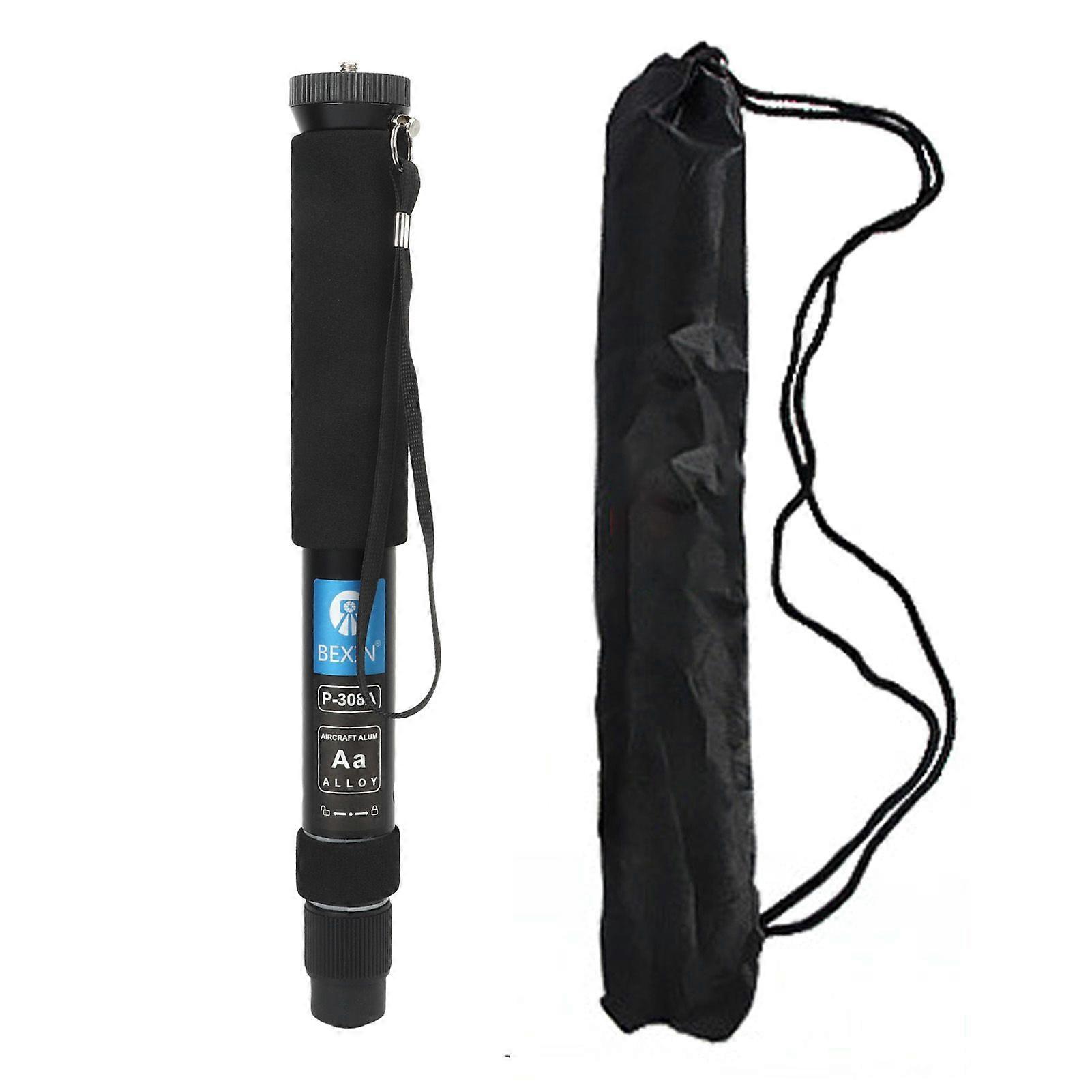 Retractable Monopod 8 Sections 11 to 63in Portable Aluminum Alloy Monopod with Sponge Sheath for Camera DSLR