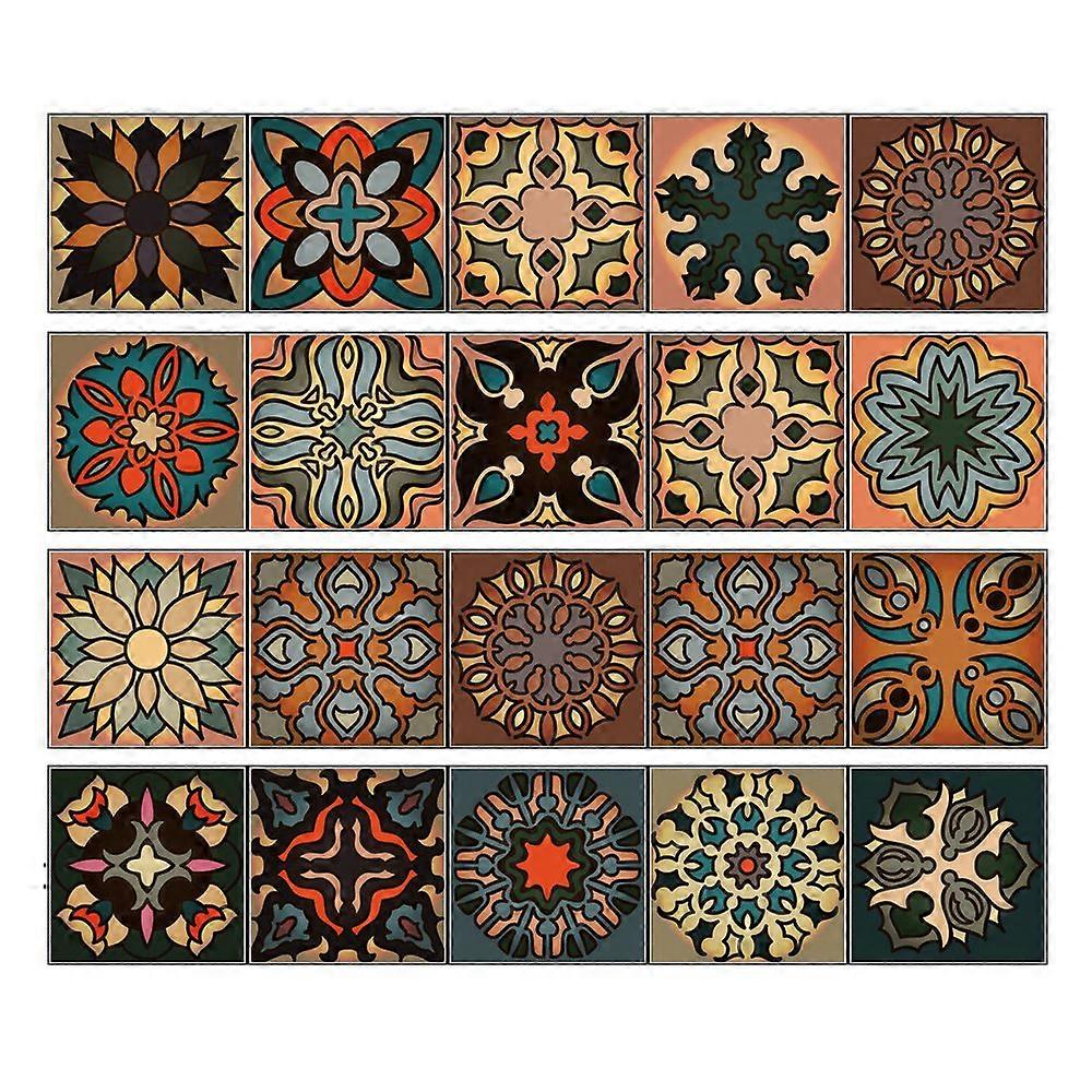 3D Multi Moroccan Self-Adhesive Bathroom Wall Stair Tile Sticker