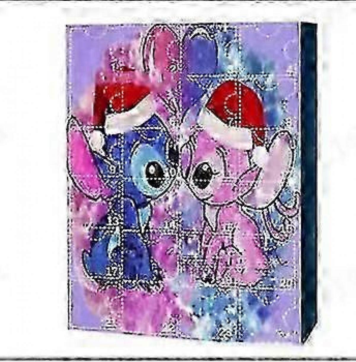 Christmas Advent Calendar Christmas Advent Calendar 24 Countdown Stitch Disney Cute Mickey Ornaments Mickey Mouse Hand-made Blind Box Doll