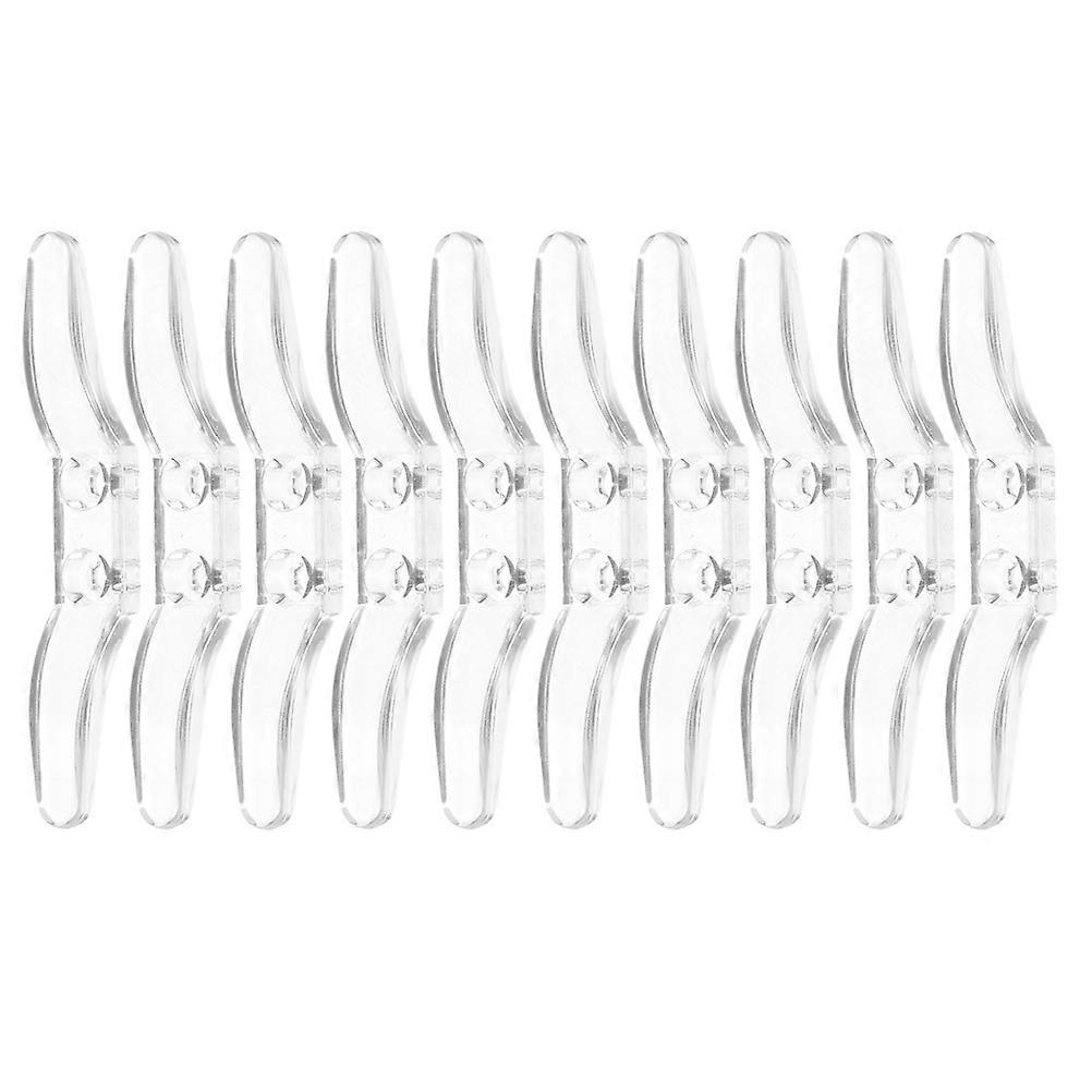Window Hook for Blinds Blind Cord Holder with Rope Cleat 40Pcs Transparent