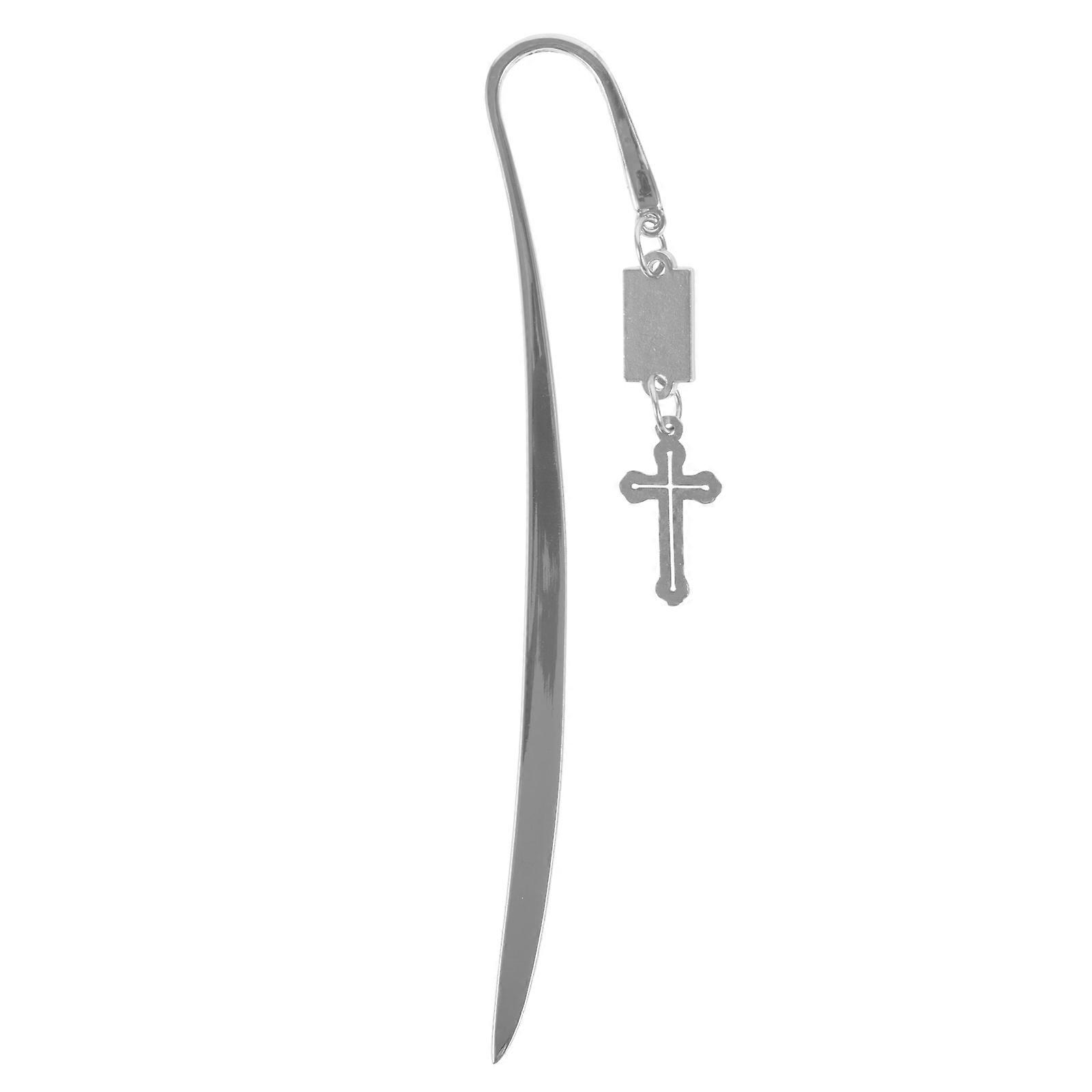 Metal Bookmark Bookmarks for Teens 3Pcs Cross Pendant Unique Reading Marks