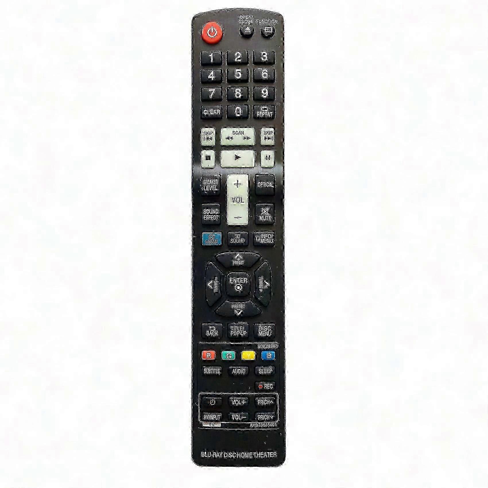 LG 3D Blu-Ray Universal Wireless Remote Control for Home Theater AKB73635401 AKB73375504