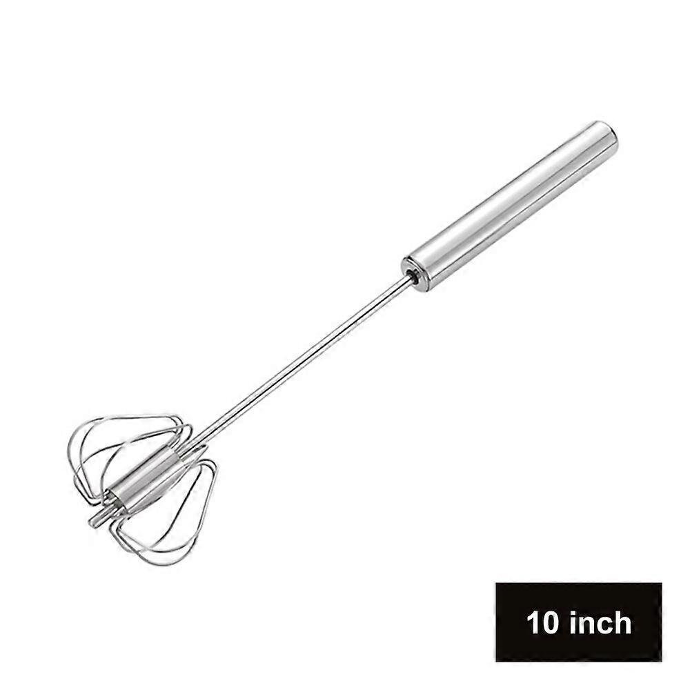 Semi-Automatic Egg Whisk Hand Push Egg Beater Stainless Steel Blender Mixer Tool