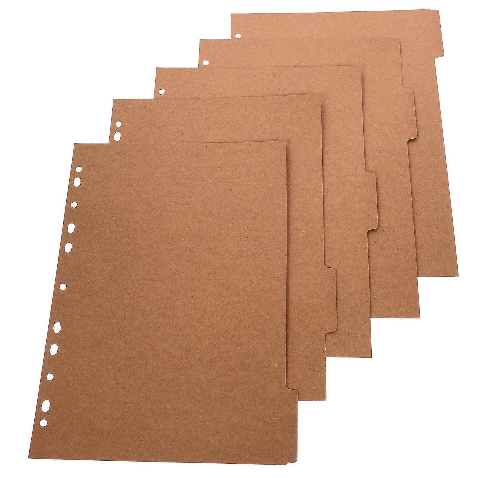 Binder Dividers Paper 2Pcs for Notebook Organization and Indexing