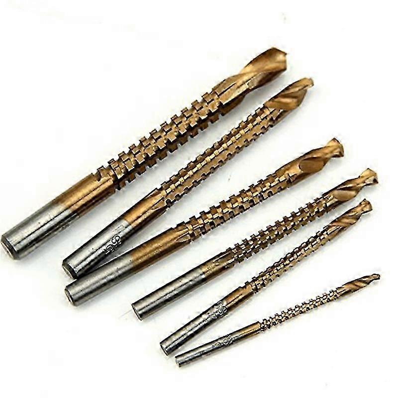 Twist Drill Bit Set Power Tool Accessories 6Pcs,High-Strength Twist Drill Bit