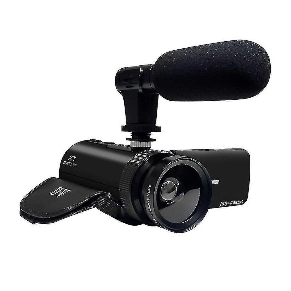 Caméra vidéo Caméscope Avec Microphone Videosky Fhd 1080p 16mp Vlogging Youtube Caméras 16x Digital Zoom Caméscope Webcam
