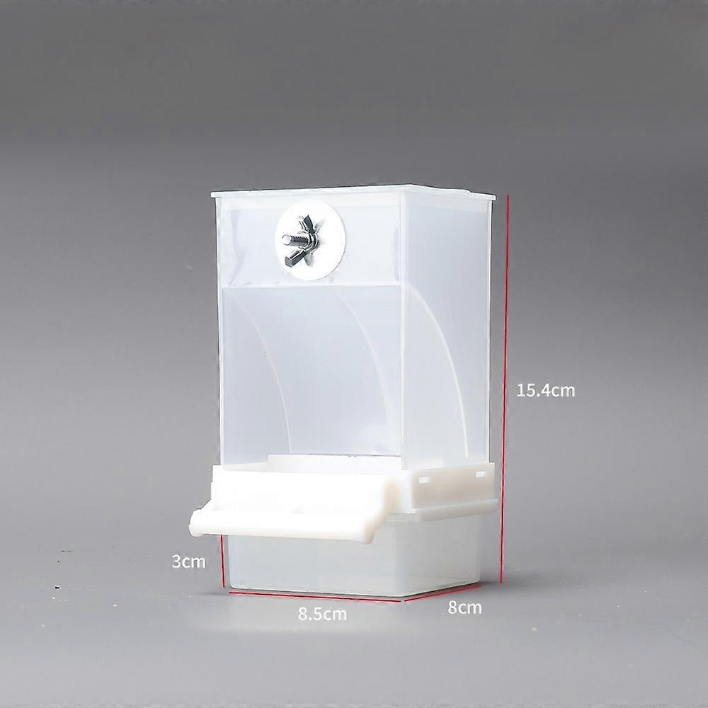 Large Capacity Splash Proof Automatic Feeding Bird Feeder Parrot Bags Tiger Skin Small Parrot Feed Bird Food Box