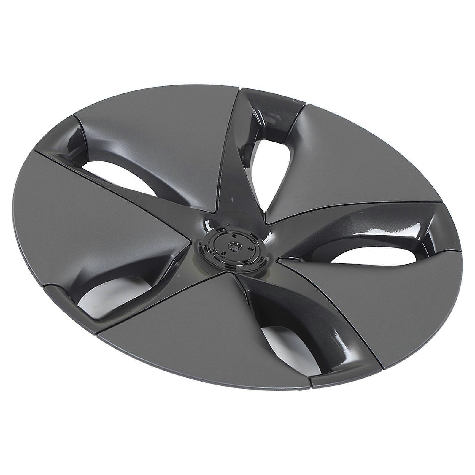 Wheel Hubcap Matte Black High Strength 104423199B Replacement for Tesla Model 3 2017 to 2023 