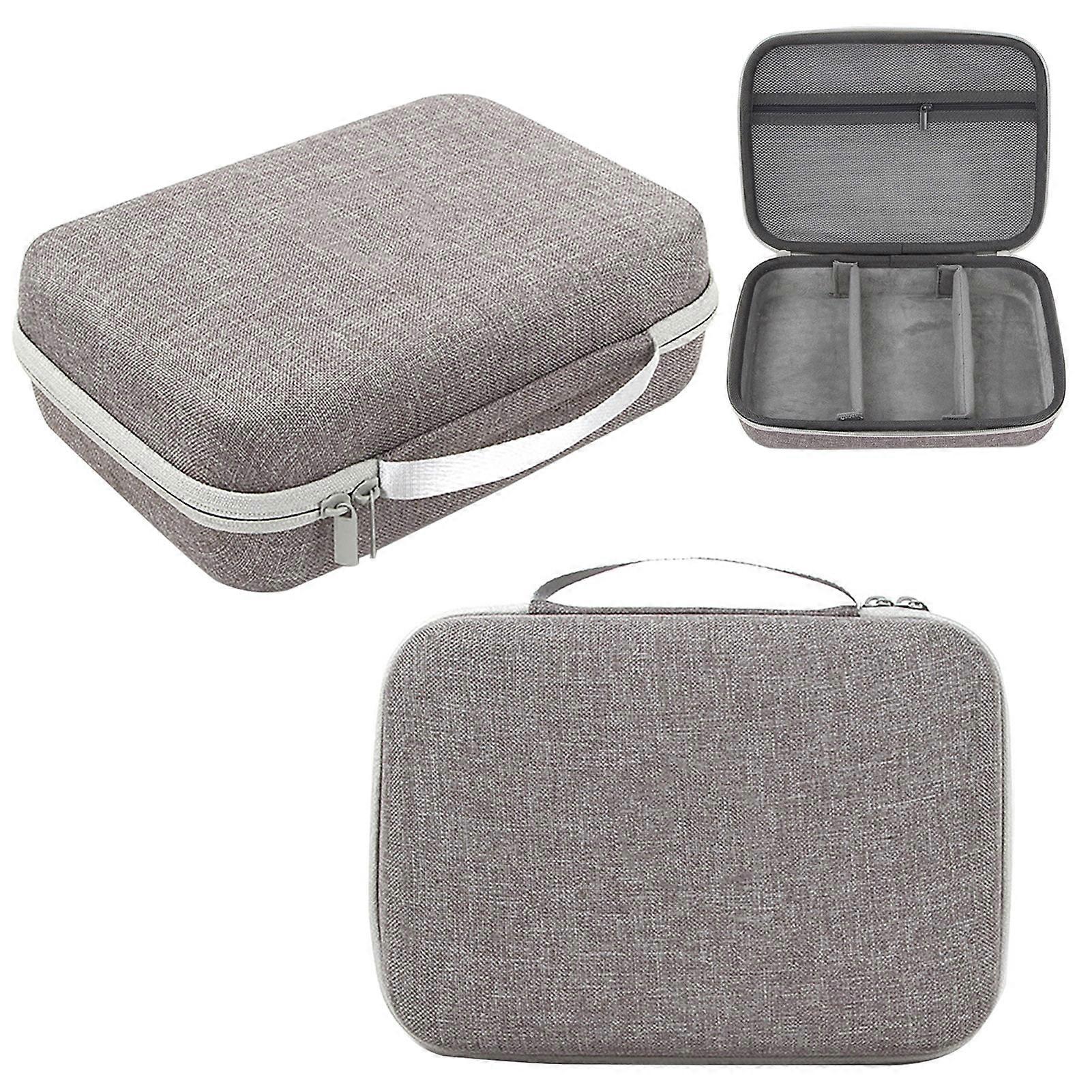 SUSUchens Digital Product Storage Bag, Compatible with Cameras & Accessories, Shockproof Hard Shell, Soft Lining, 3 Compartments, Scratch Resistant,