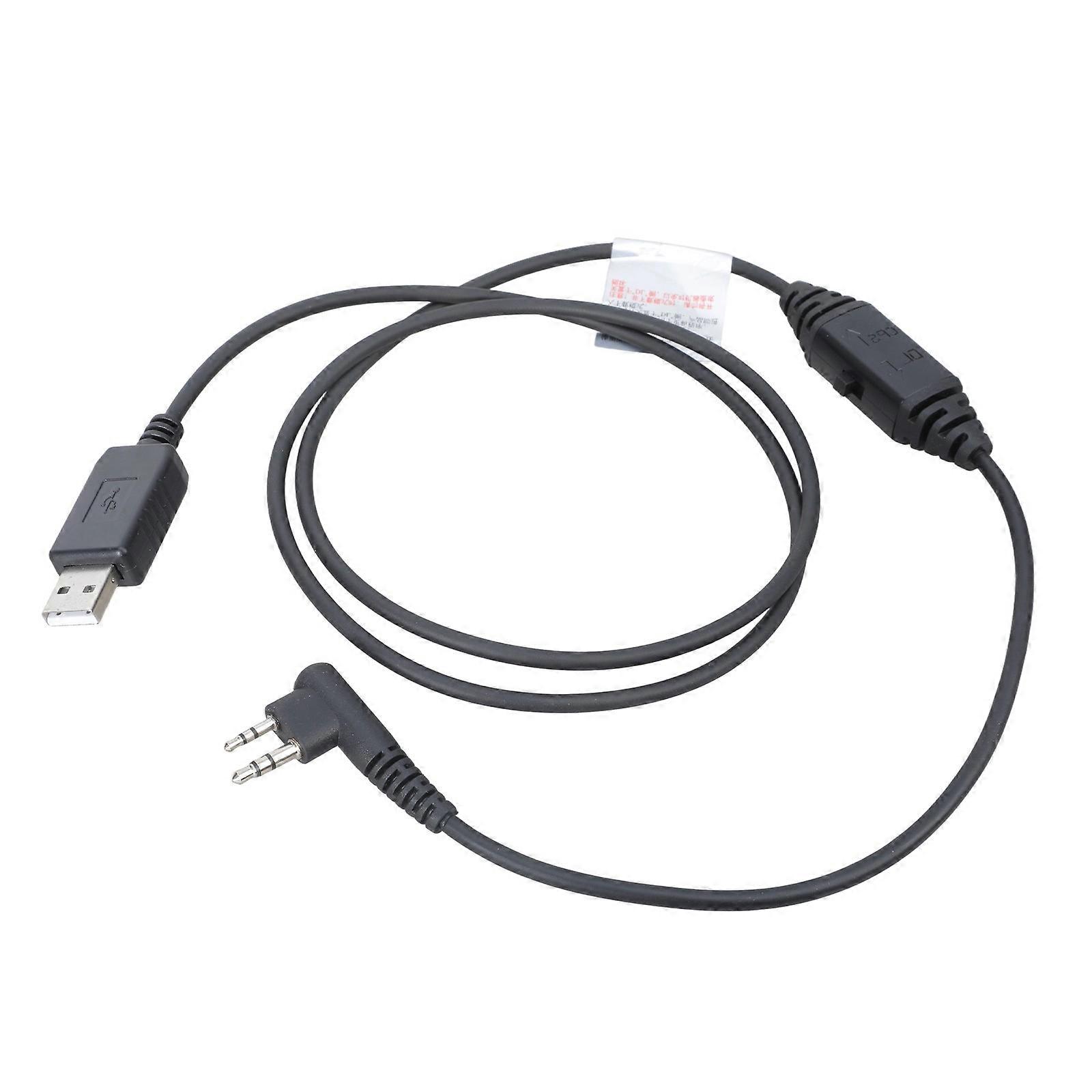 USB Programming Cord Reliable USB Programming Cord Stable USB Frequency Cable Easy to Carry Cord for Hytera PD405 PD415 Multicolor