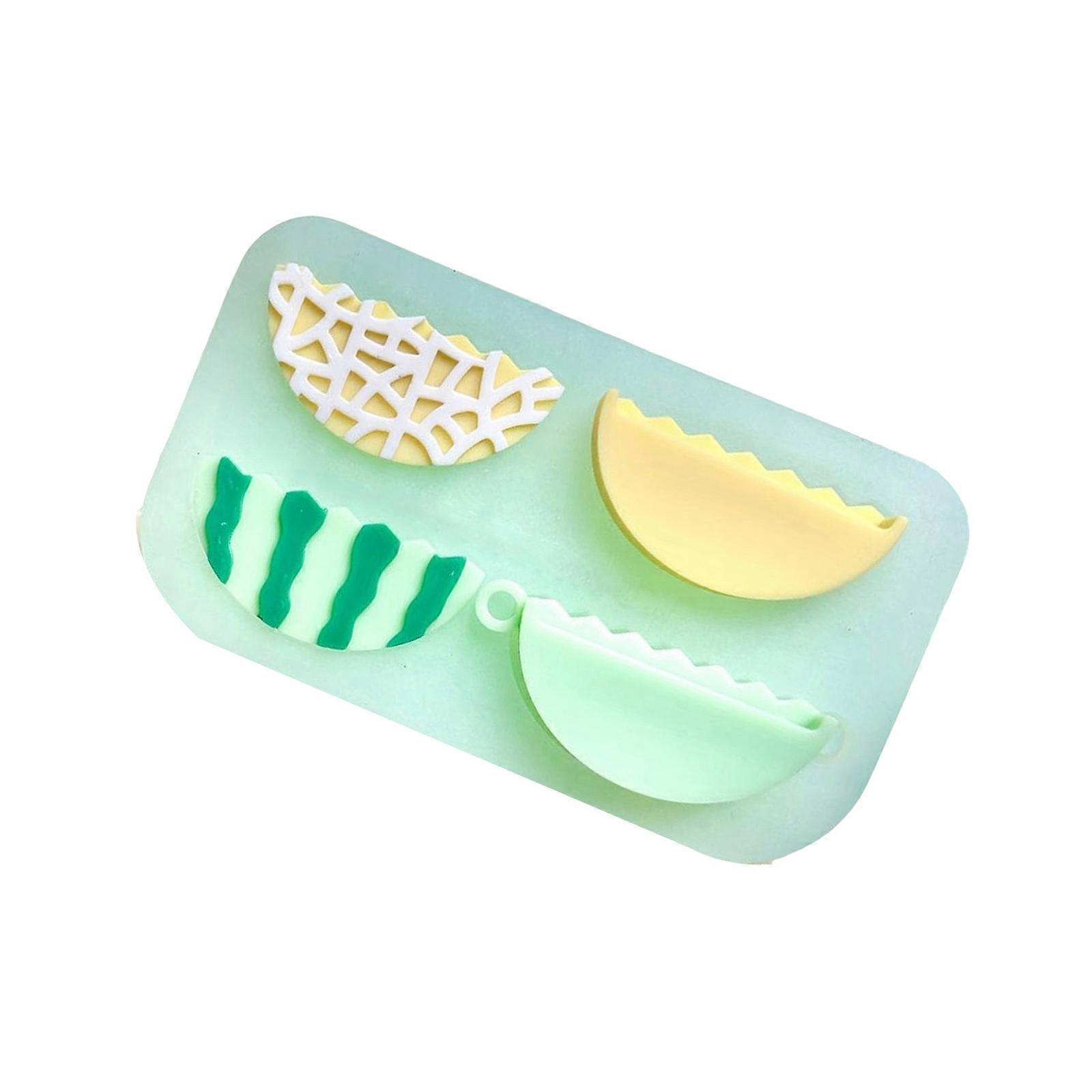 Portable Silicone Fondant Mould for Making Chocolates Candies and Desserts in Various Creative Styles Daily Use Multicolor