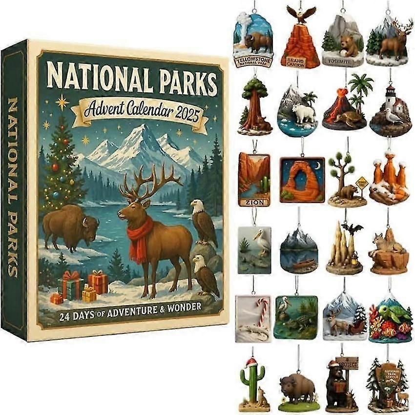 National Park Advent Calendar 24 Day Christmas Countdown 2025