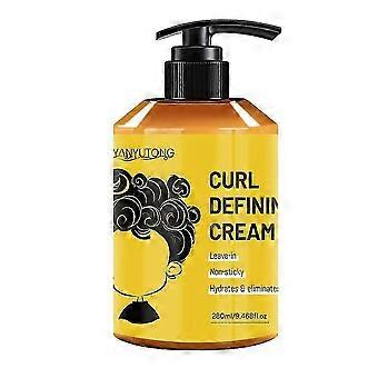 Moroccan Curl Defining Cream Hydrating Argan Oil Hair Mask Curl Cream for Enhances Wavy Hair and Curly Hair, Smoothing Curling Cream Detangles, Reduce