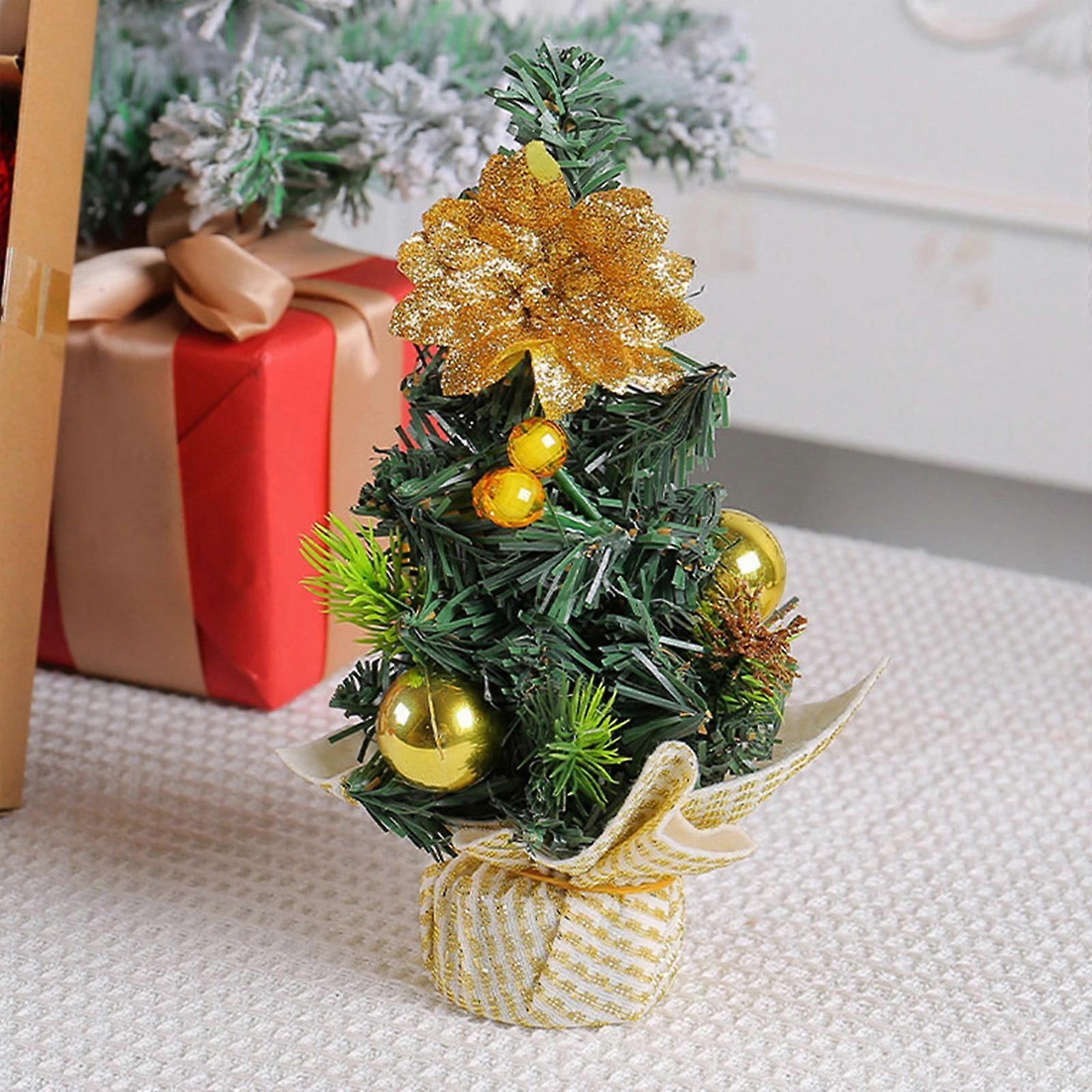 2023 New Artificial Mini Christmas Trees Decoration With Stable Base Suitable For Christmas Decoration Indoor Christmas Table Decorations