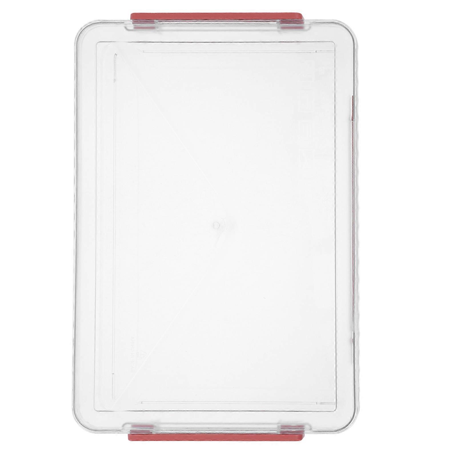 Portable File Box with Handle for Document Organization Waterproof Box