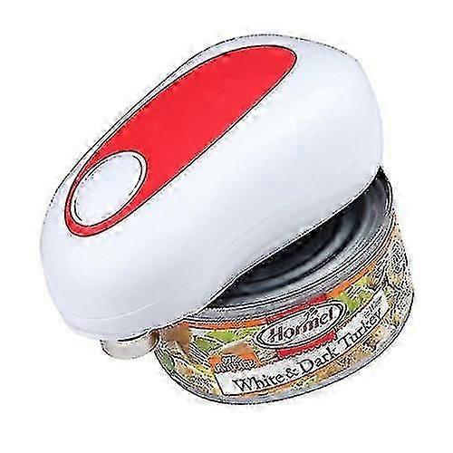 Electric Can Opener for Arthritis - Hands-Free One Touch Operation, Smooth Edge Design for Seniors & Easy Grip