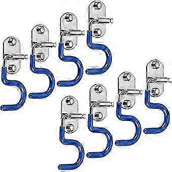 Mop Broom Holder Organizer, 8 Pcs S-type Wall Mounted Cleaning Tools Organizer