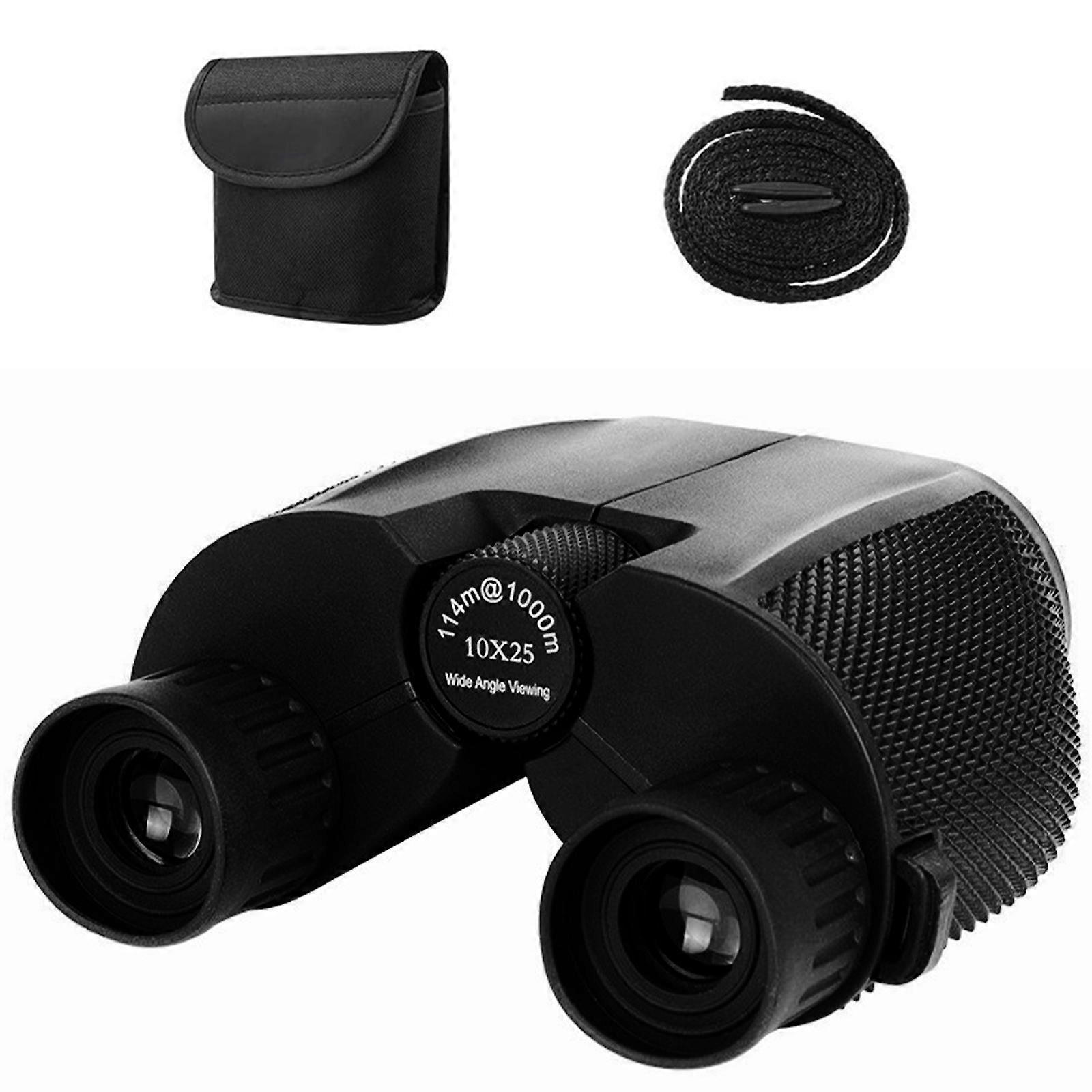 Thin 10x25 Tall Magnification Field Glasses With Against Slip Outdoor Tasks Multicolor