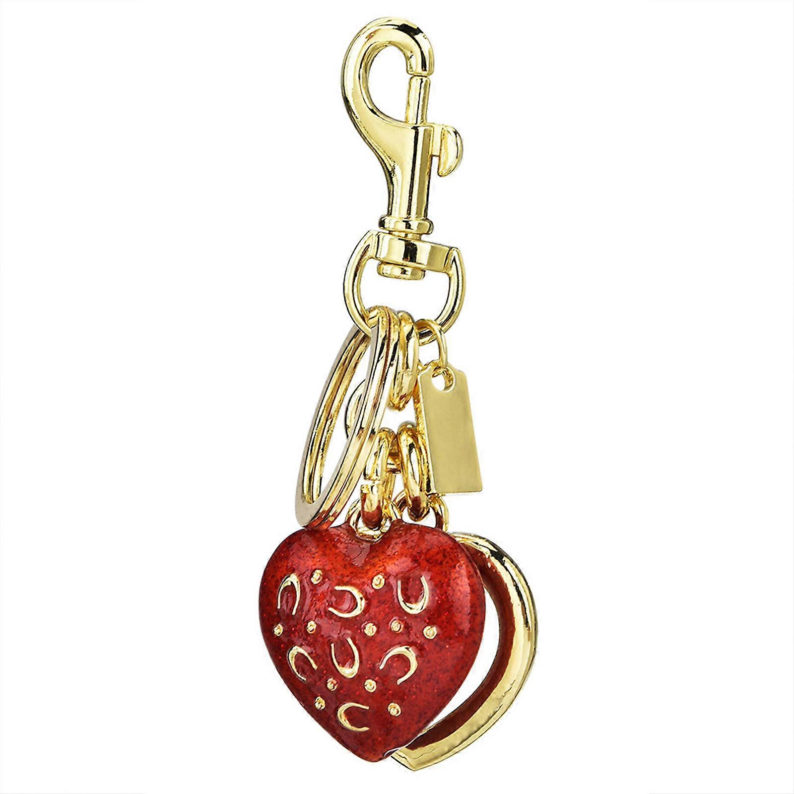 Elegant Heart Key Chain Multifuntional Key Jewelry Addition to Fashion Ensembles Alloy Texture Perfect for Any Occasion Multicolor