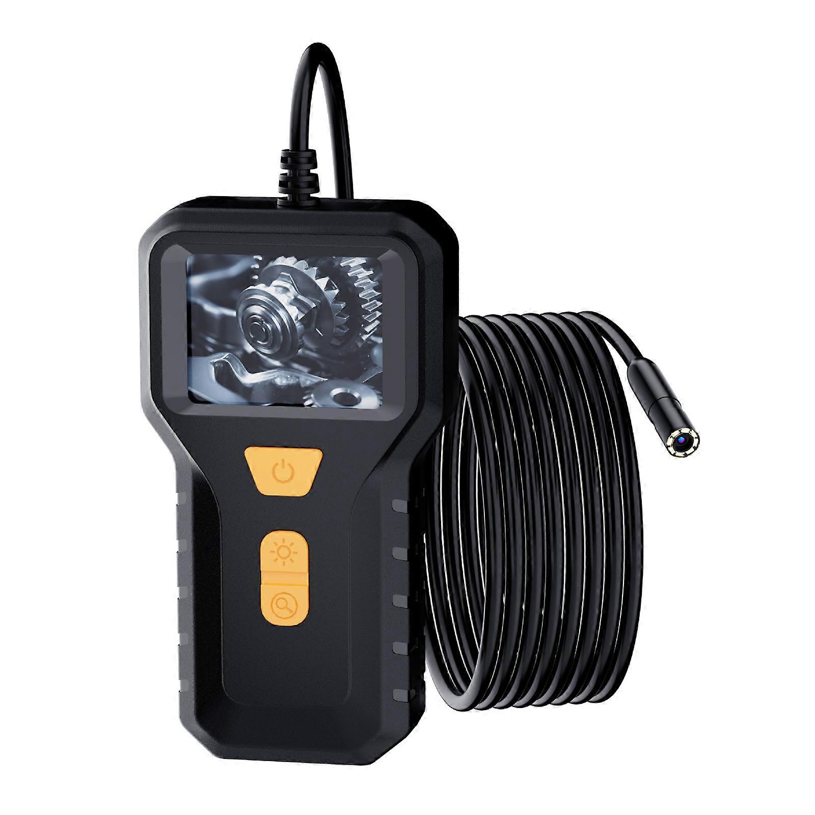 Easy Carry  Endoscope Camera 2.4 Inch Color Display High Resolution Camera for Detailed Inspections in Dark Confined Space Multicolor