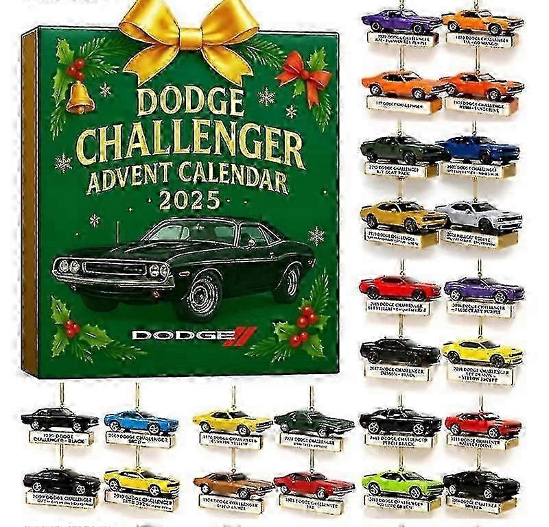 Supercar advent calendar blind box Christmas tree decoration 26s