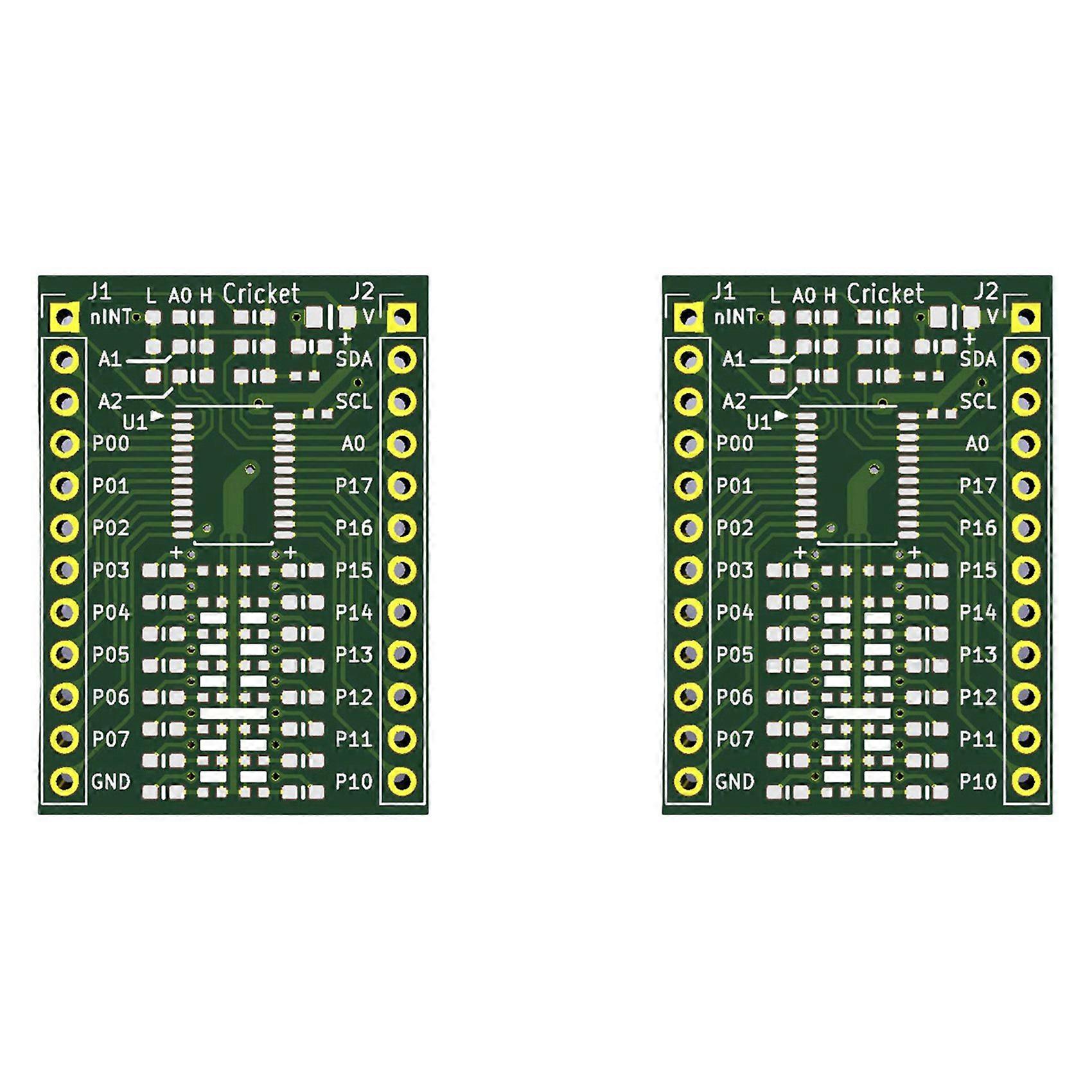 2X TCA9555 Expansion Module IIC/I2C GPIO Expansion Board Module 16 Digital Input & Output